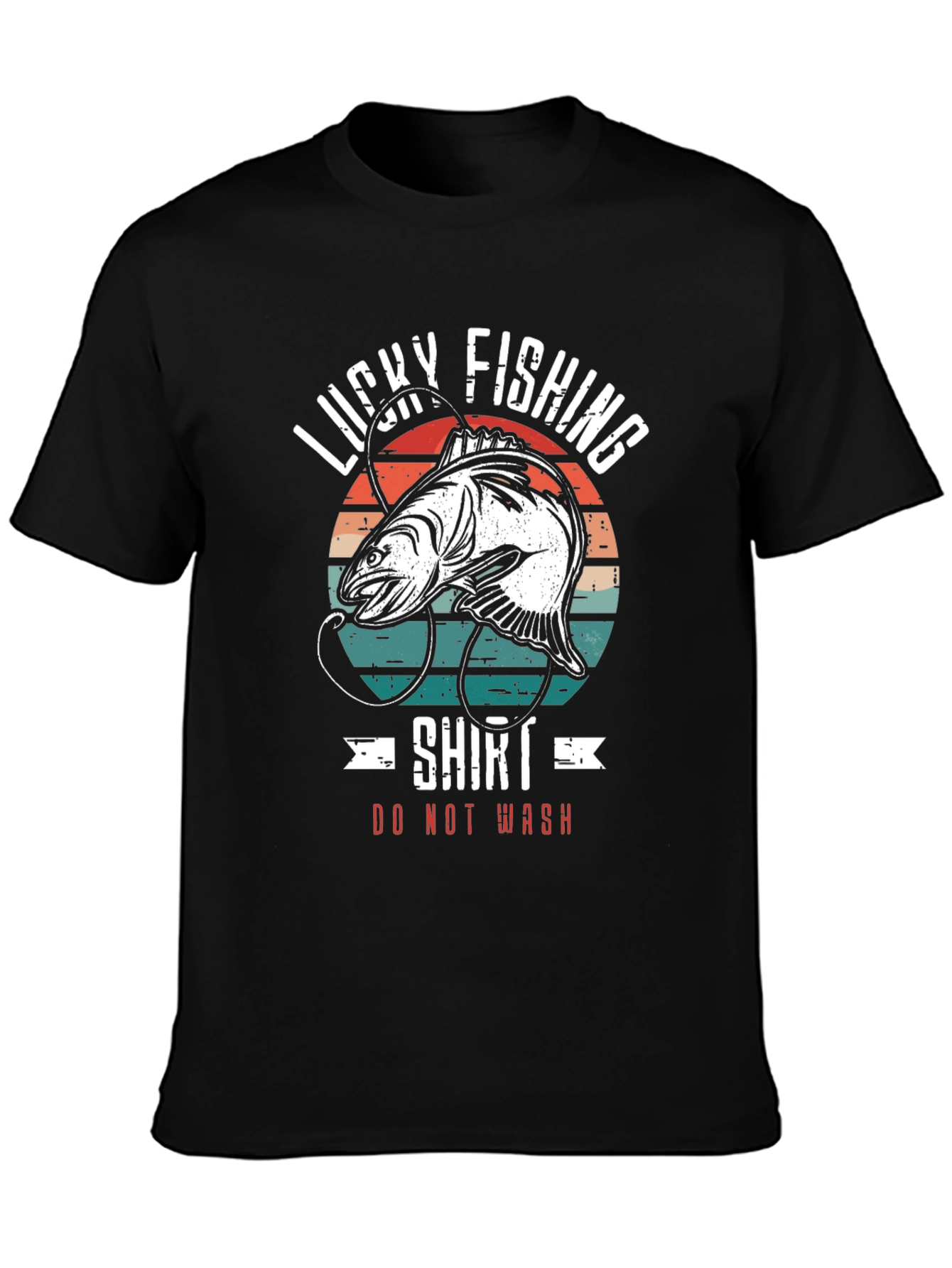 Lucky Fishing Graphic Tee - Do Not Wash!
