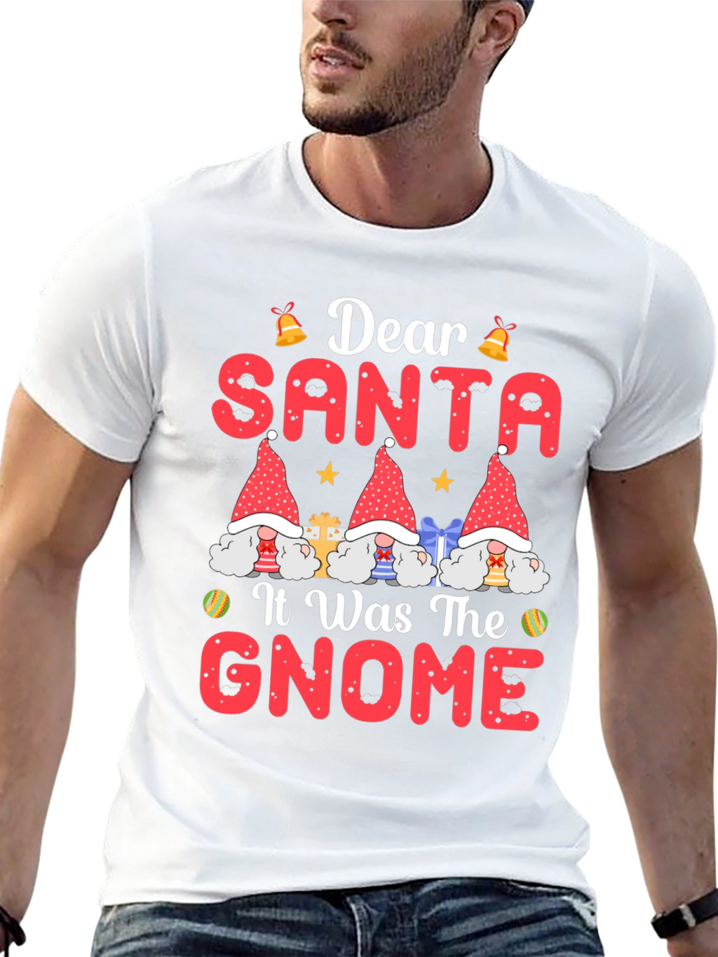 Dear Santa It Was The Gnome Christmas T-Shirt