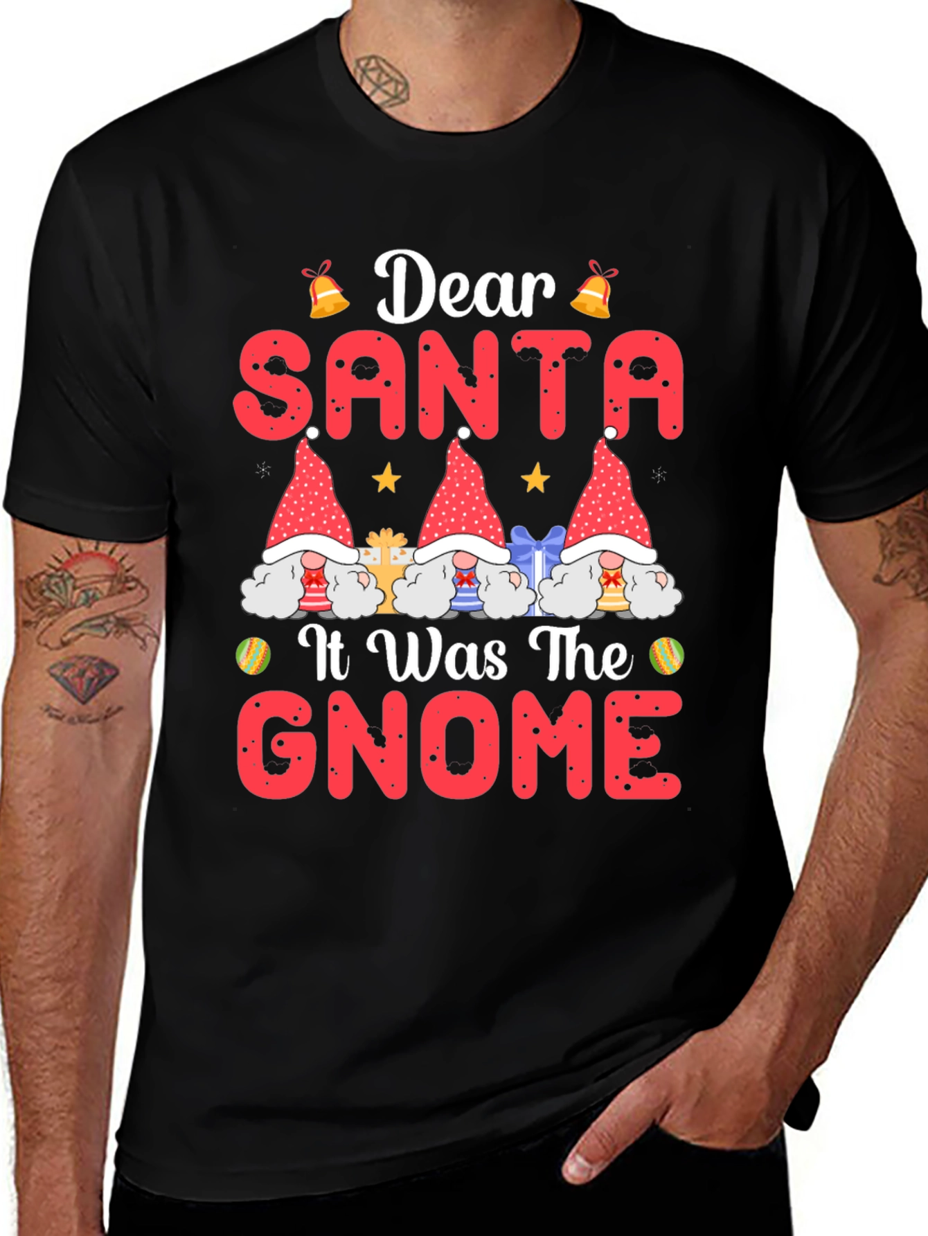 Dear Santa It Was The Gnome Christmas T-Shirt