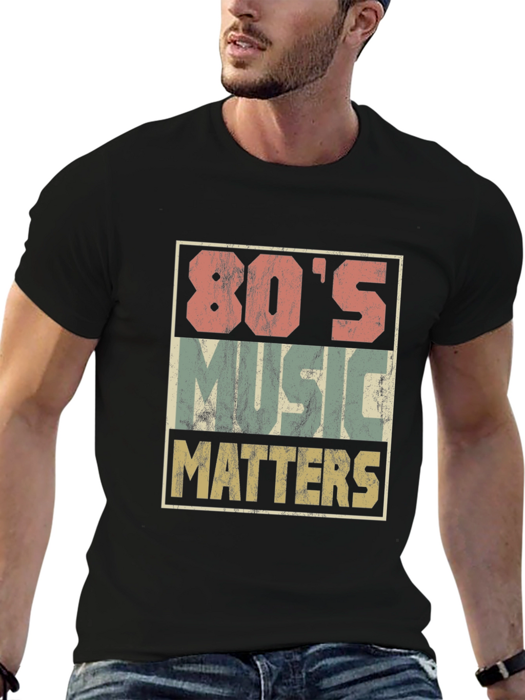 80s Music Matters Graphic T-Shirt