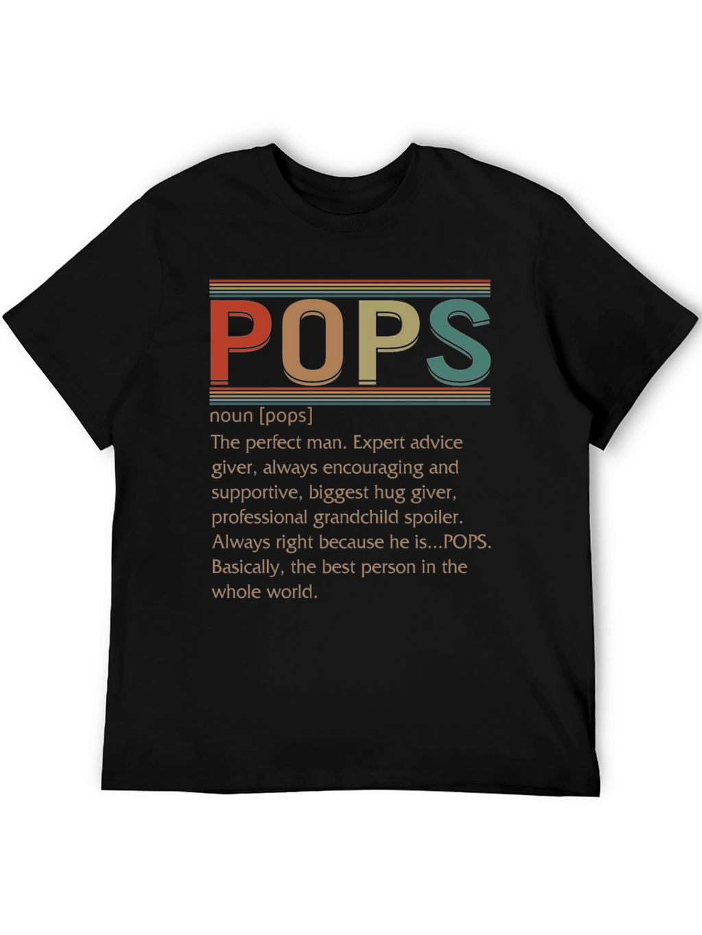 Retro Pops Definition T-Shirt: Perfect Gift for Grandpa!