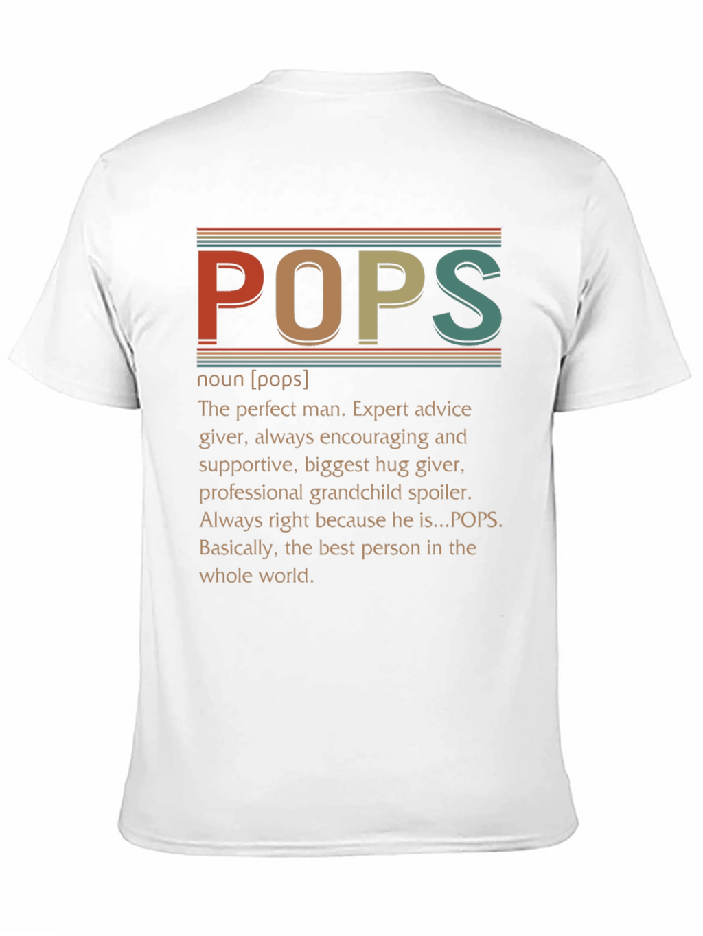 Retro Pops Definition T-Shirt: Perfect Gift for Grandpa!