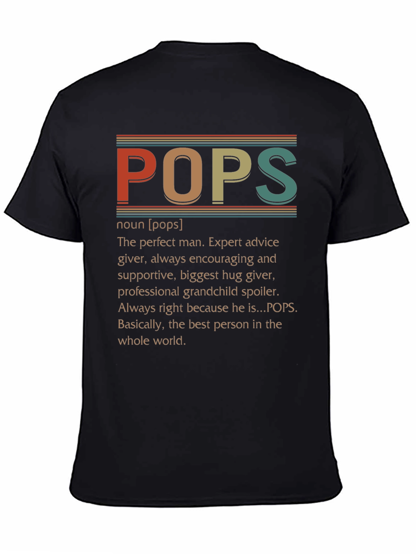 Retro Pops Definition T-Shirt: Perfect Gift for Grandpa!