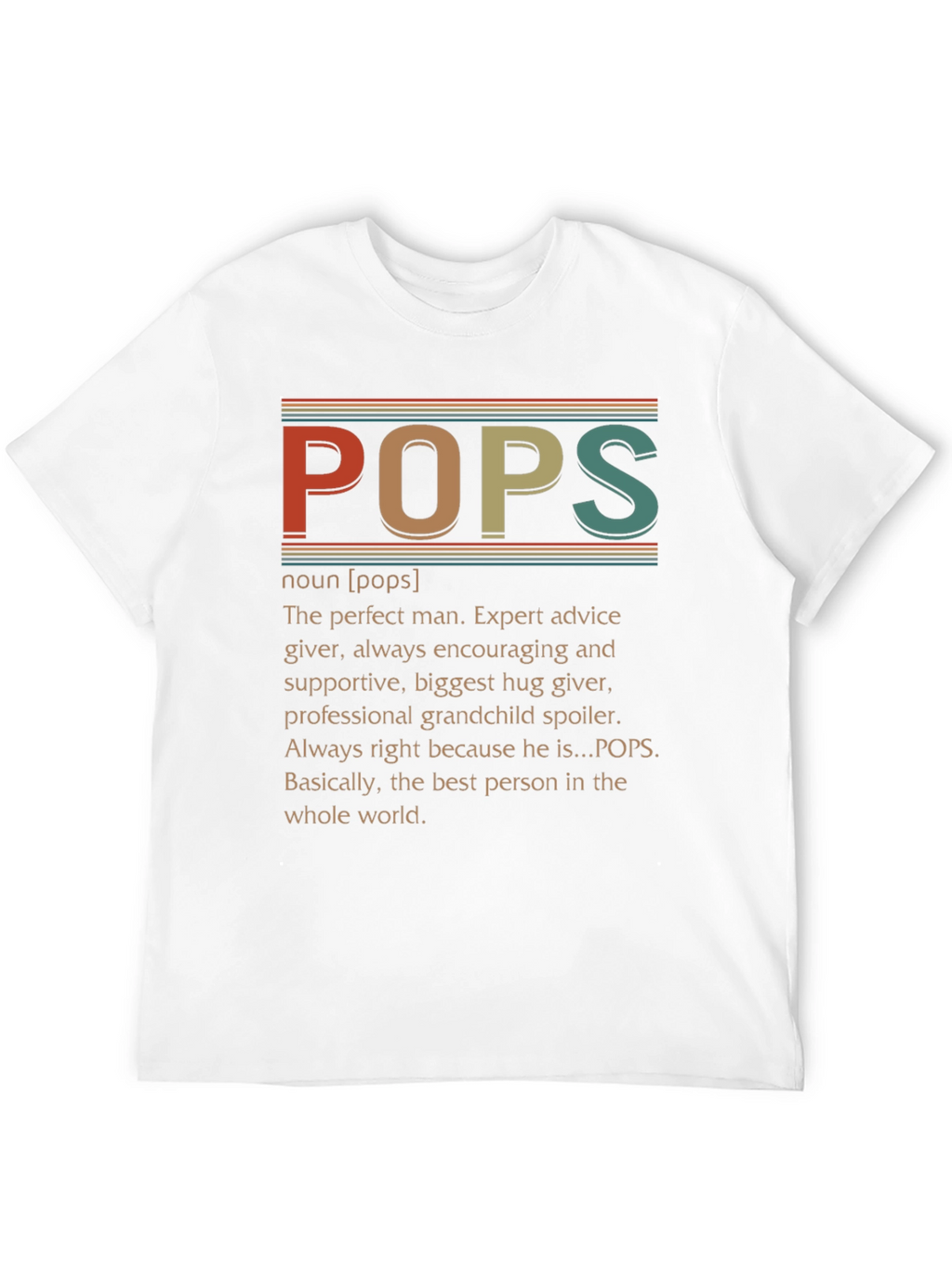 Retro Pops Definition T-Shirt: Perfect Gift for Grandpa!