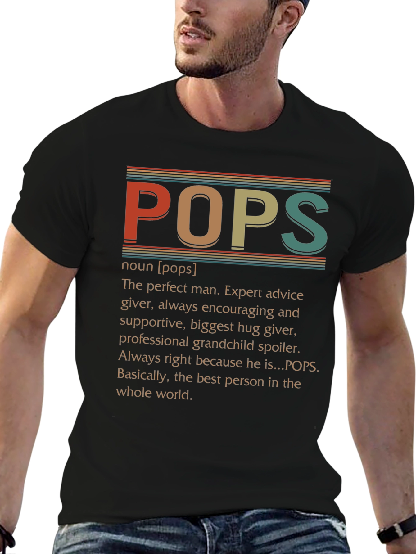 Retro Pops Definition T-Shirt: Perfect Gift for Grandpa!