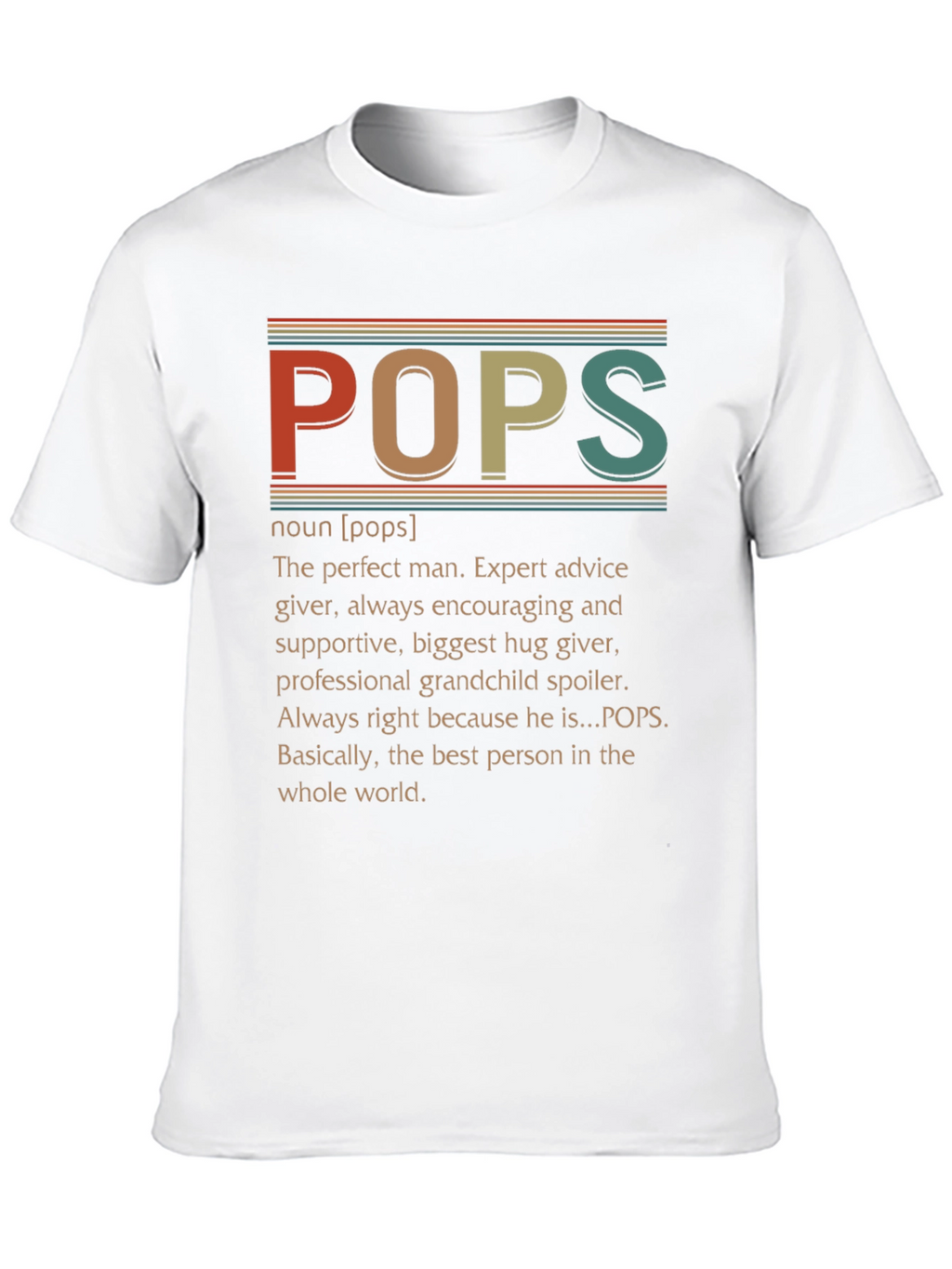 Retro Pops Definition T-Shirt: Perfect Gift for Grandpa!