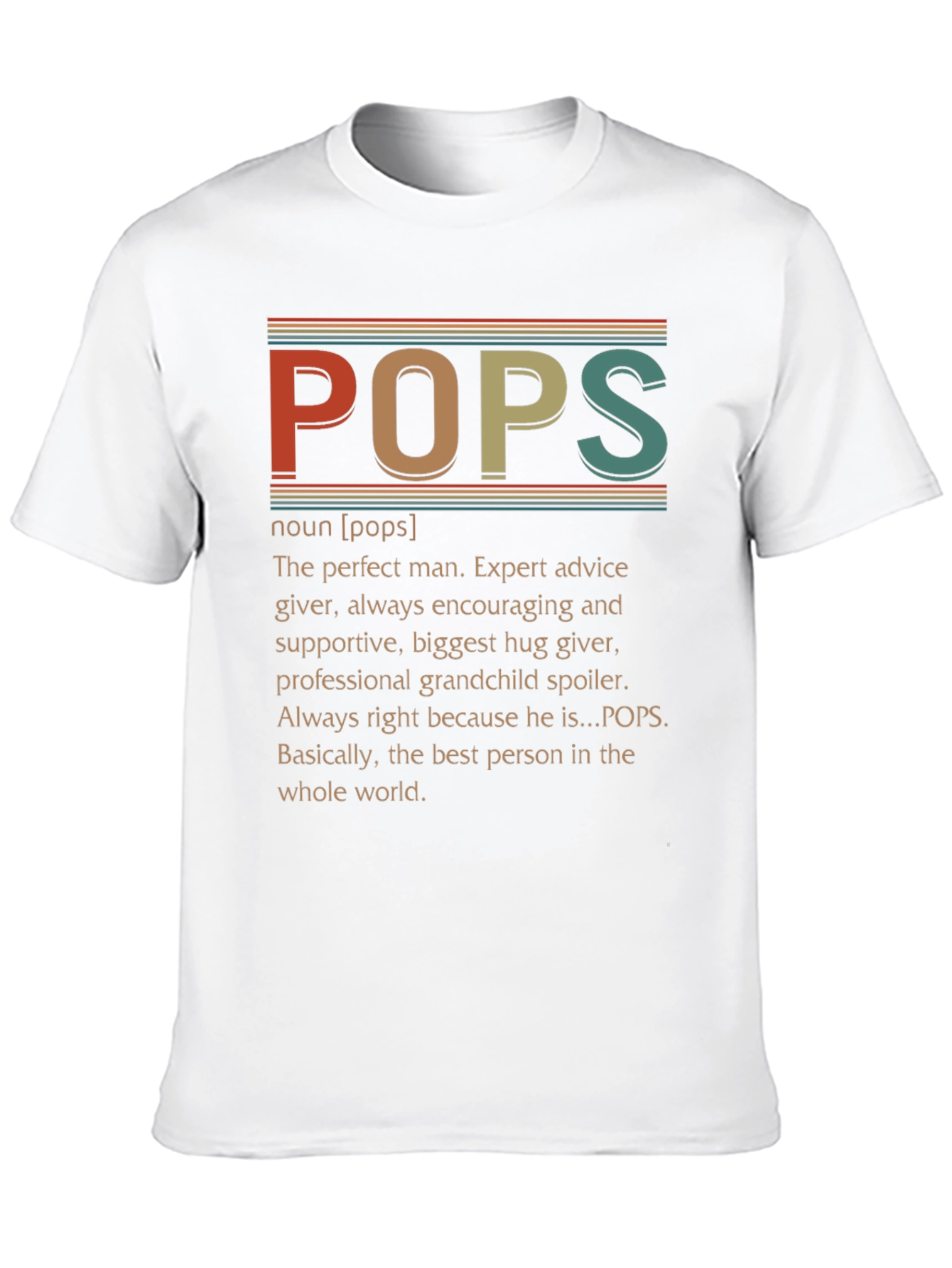 Retro Pops Definition T-Shirt: Perfect Gift for Grandpa!