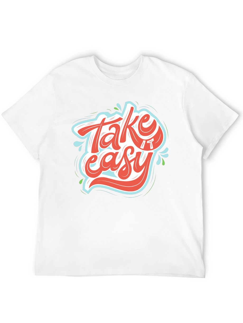 Take It Easy Graphic Tee - Relaxed Fit T-Shirt