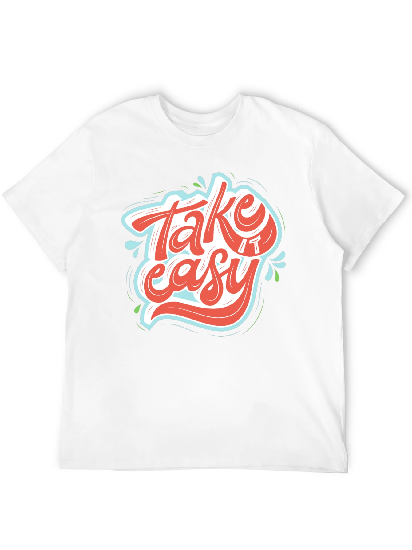 Take It Easy Graphic Tee - Relaxed Fit T-Shirt