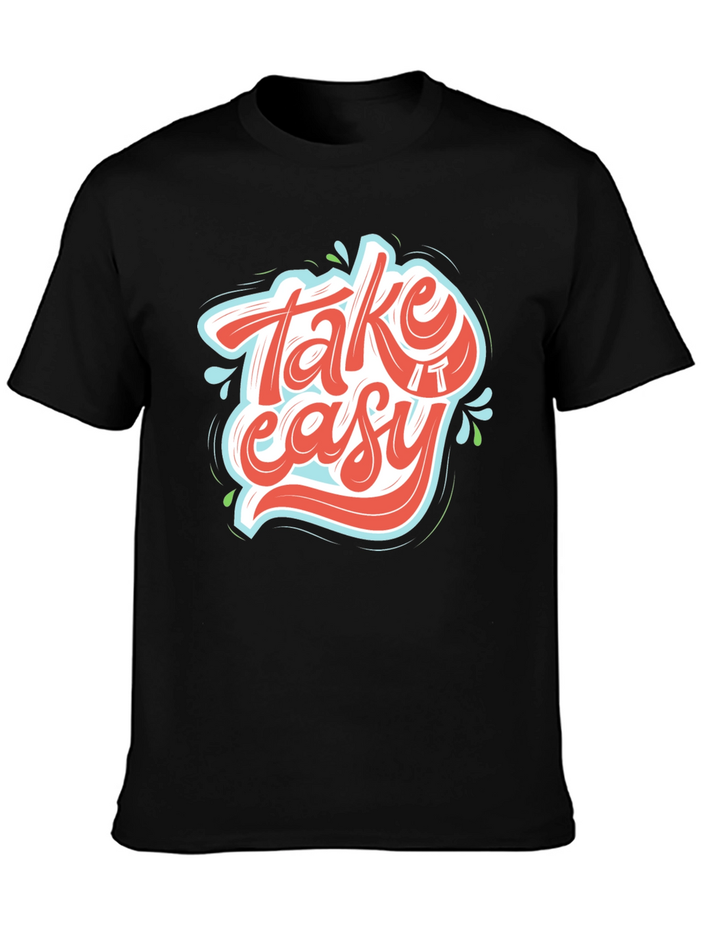 Take It Easy Graphic Tee - Relaxed Fit T-Shirt