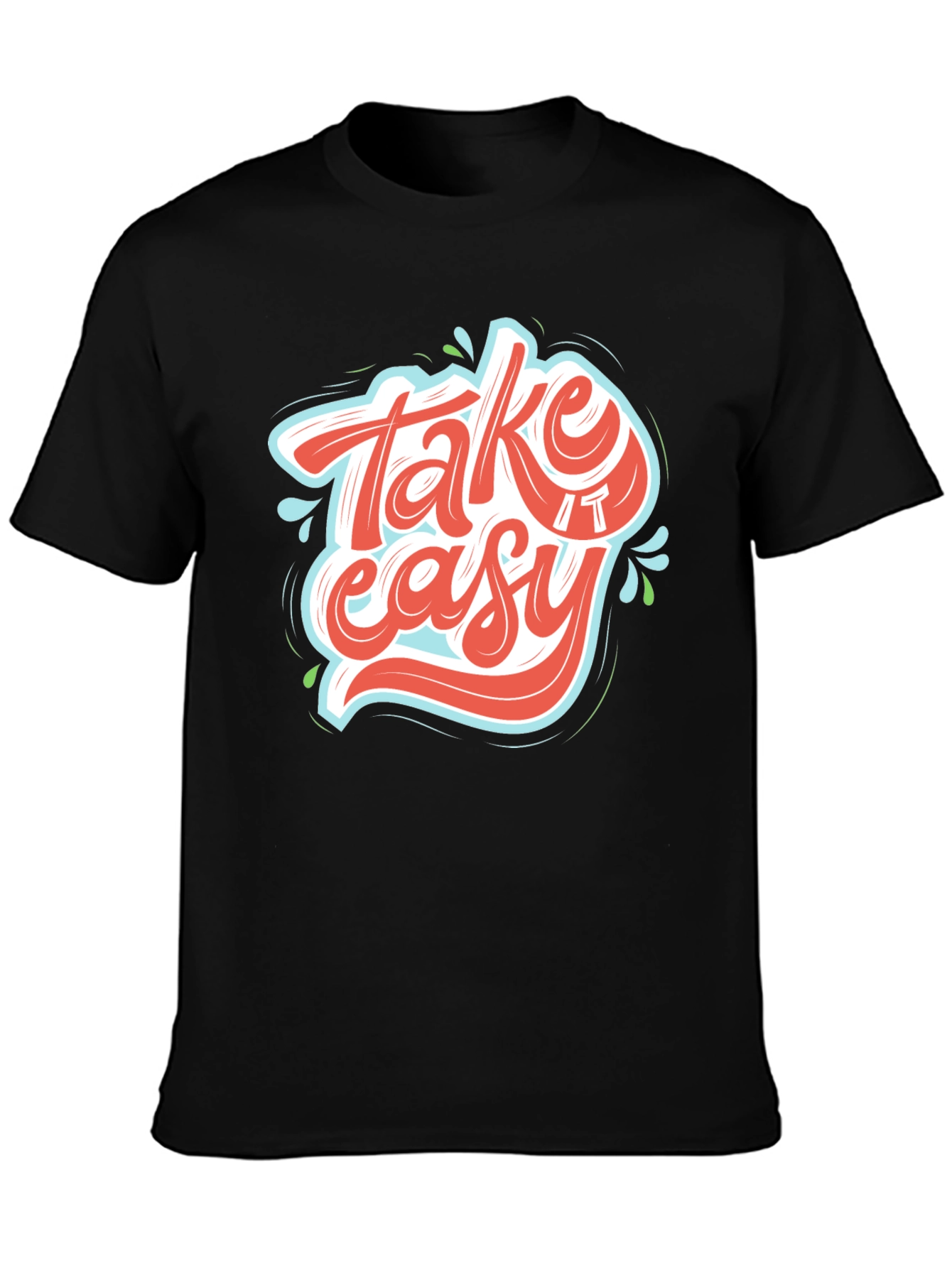 Take It Easy Graphic Tee - Relaxed Fit T-Shirt