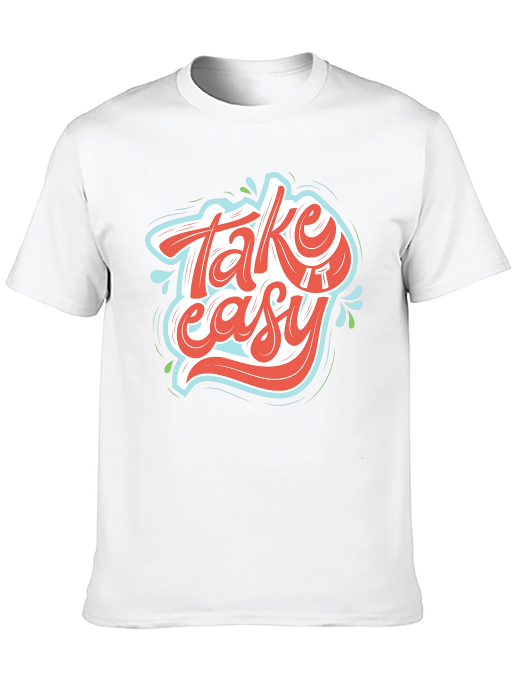 Take It Easy Graphic Tee - Relaxed Fit T-Shirt