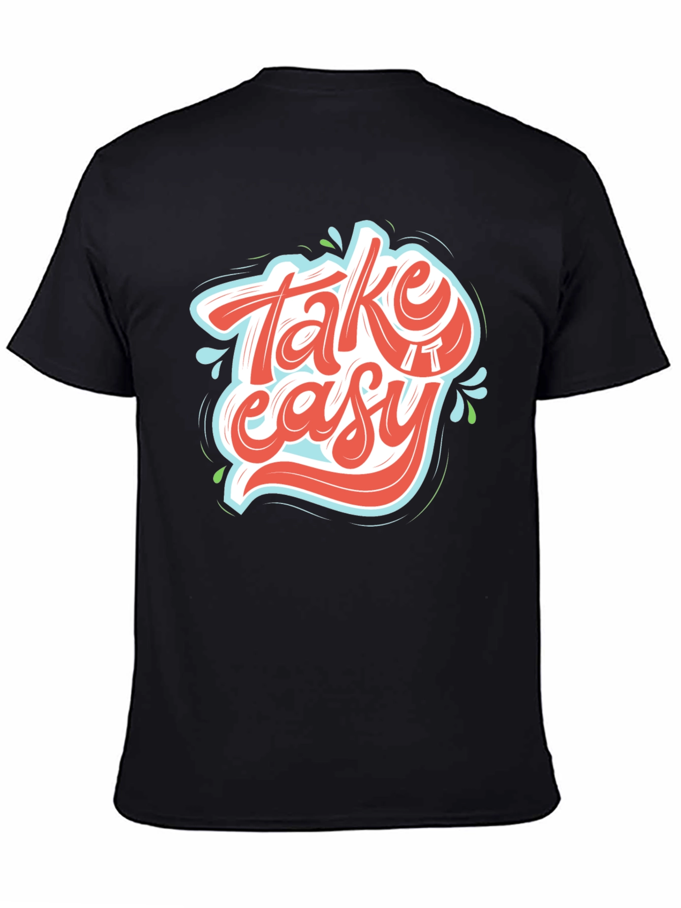 Take It Easy Graphic Tee - Relaxed Fit T-Shirt