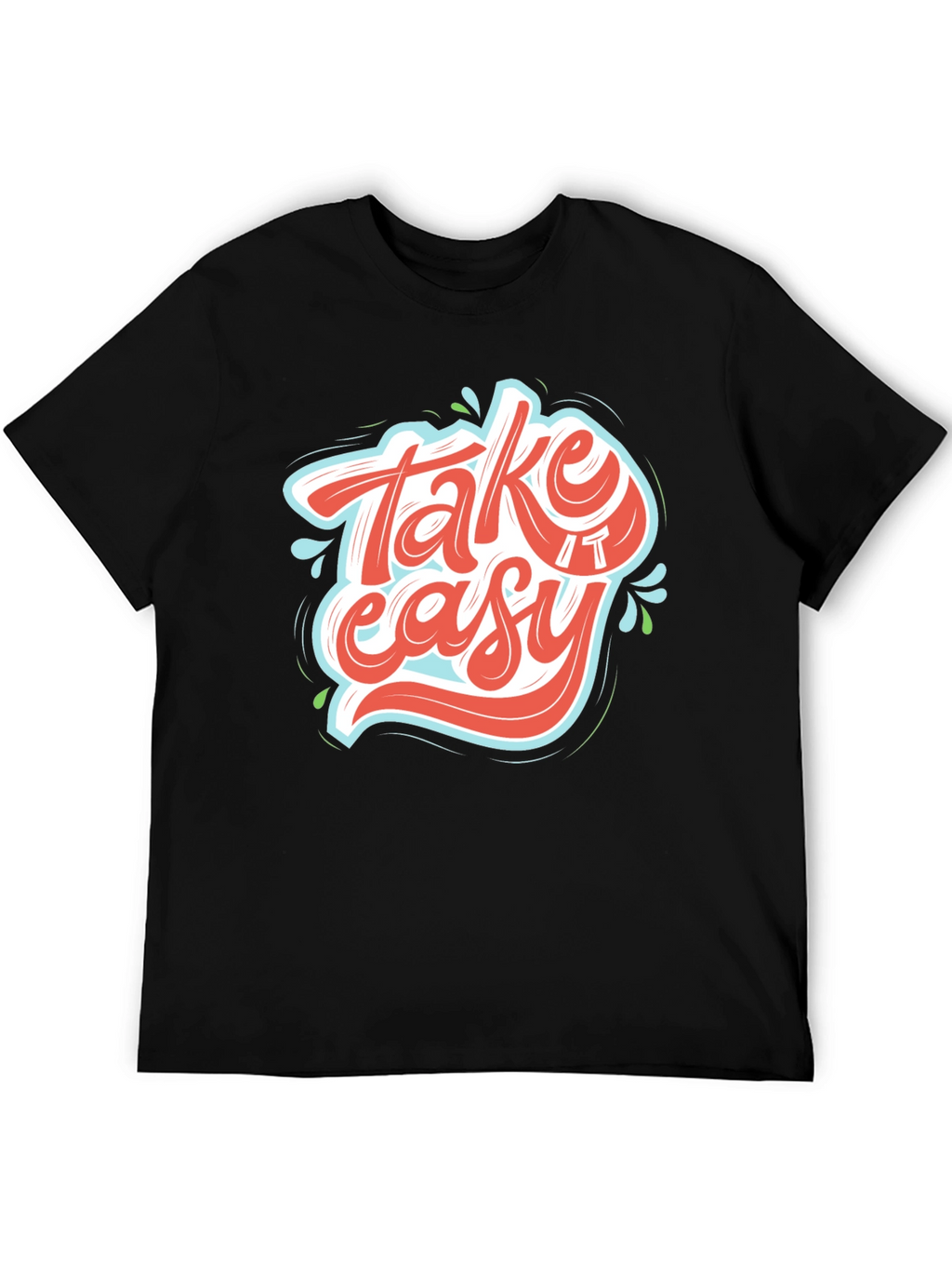 Take It Easy Graphic Tee - Relaxed Fit T-Shirt