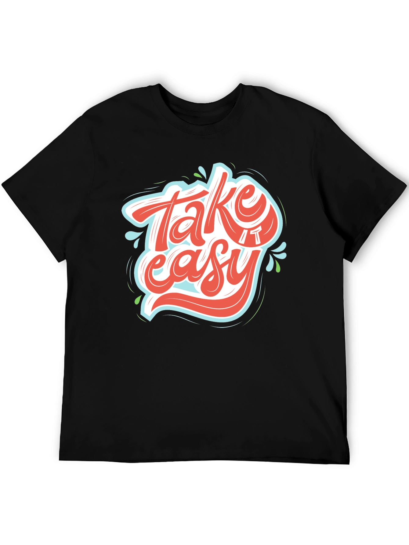 Take It Easy Graphic Tee - Relaxed Fit T-Shirt