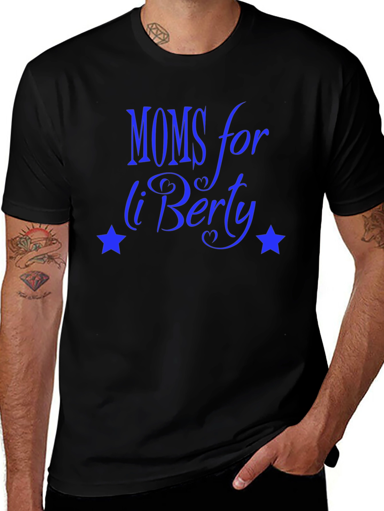 Moms for Liberty T-Shirt - Patriotic Graphic Tee