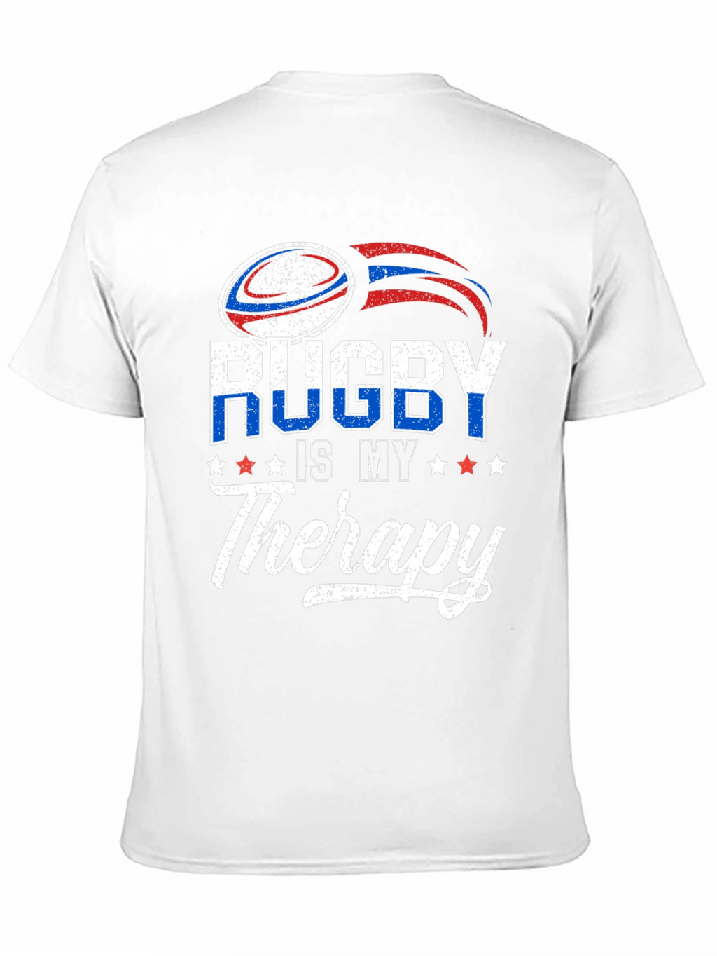 Rugby Is My Therapy Graphic T-Shirt