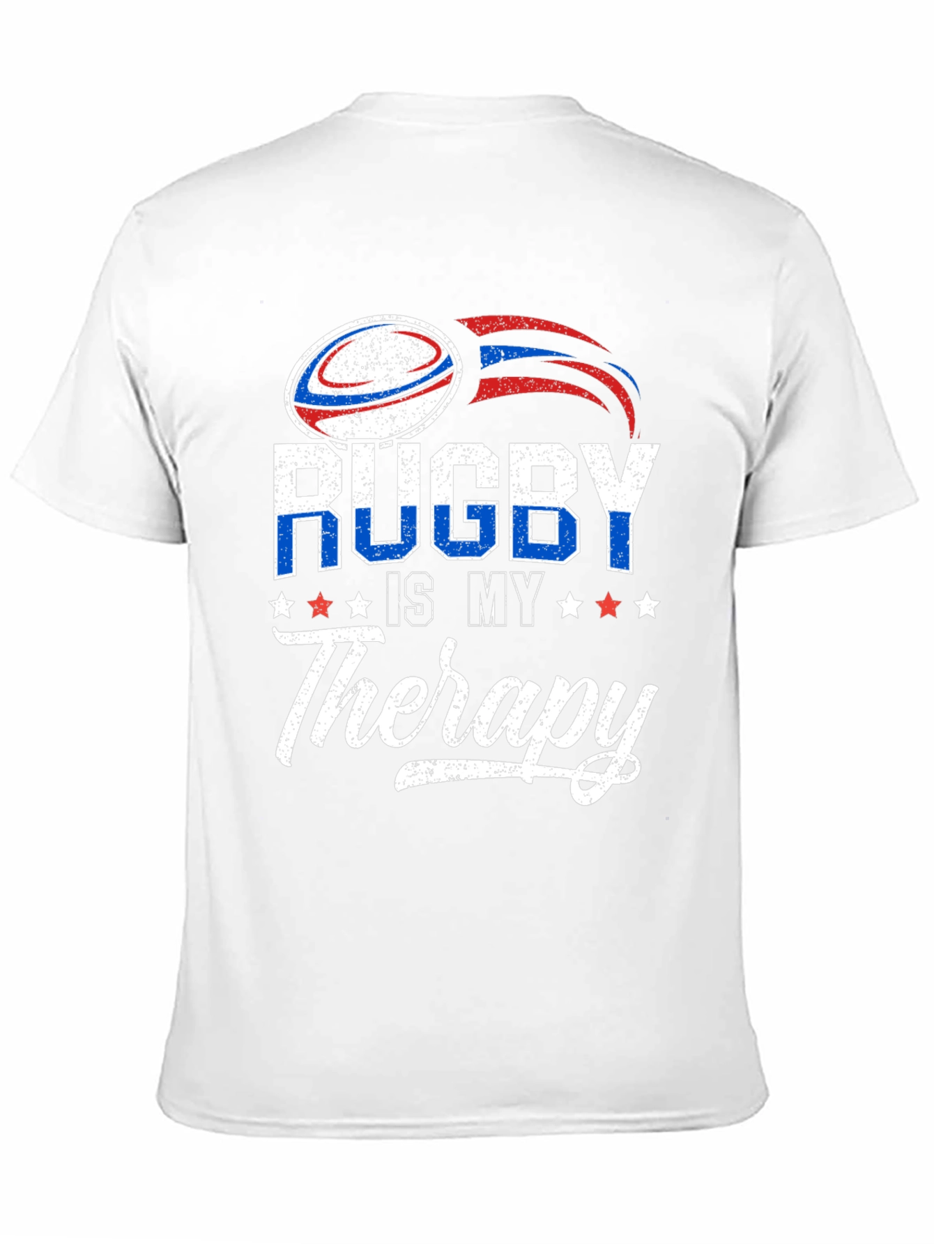 Rugby Is My Therapy Graphic T-Shirt
