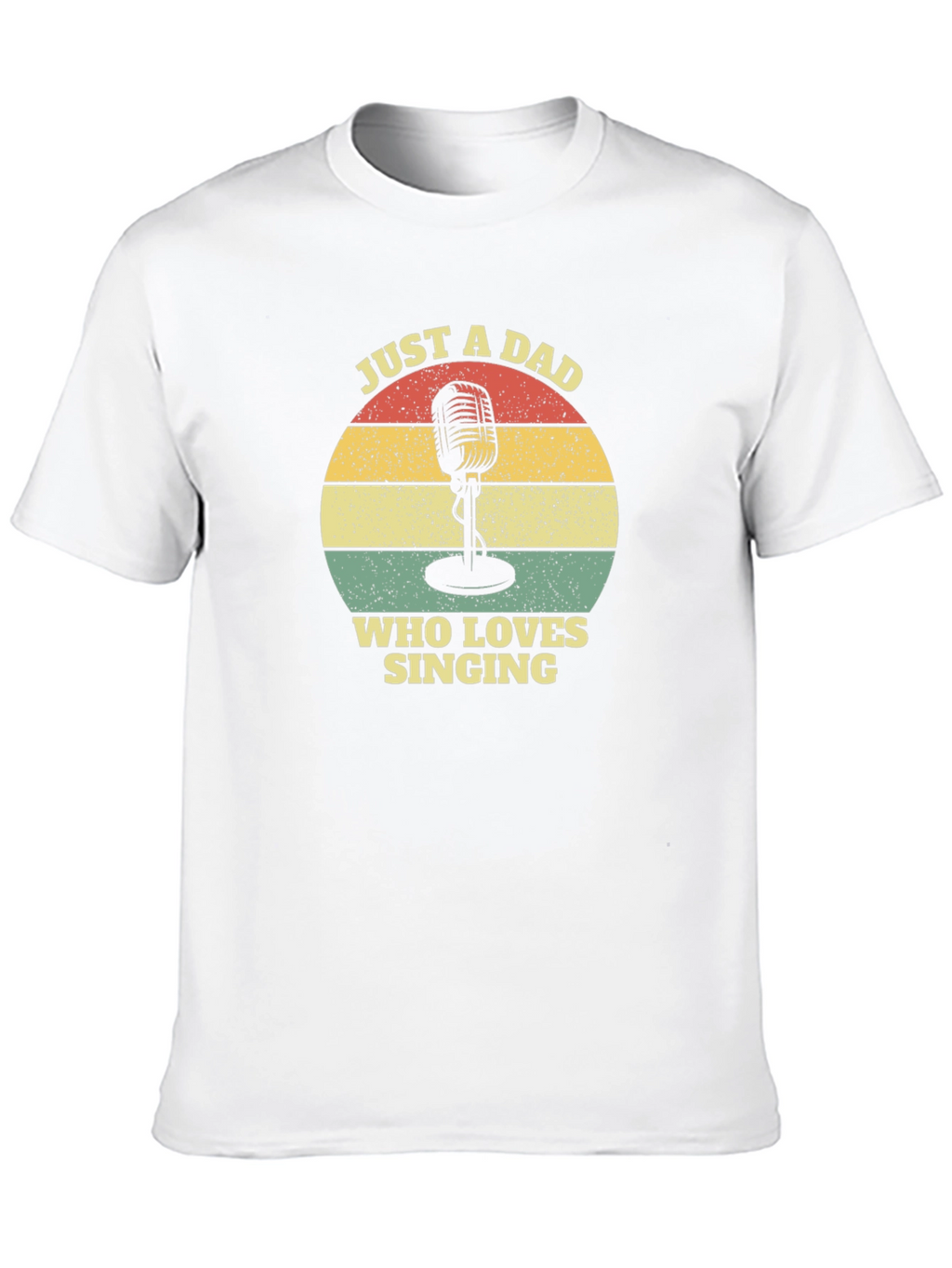 Dad Who Loves Singing T-Shirt