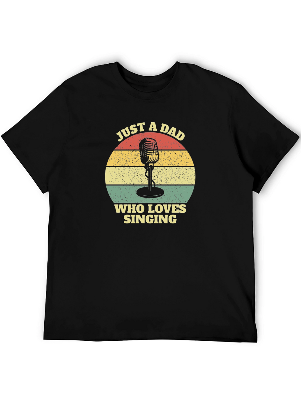 Dad Who Loves Singing T-Shirt