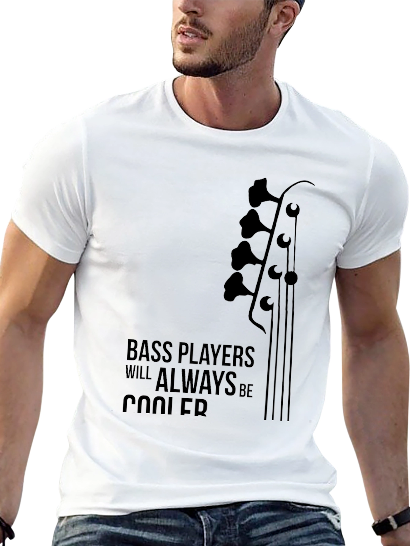 Bass Players Will Always Be Cooler Graphic T-Shirt