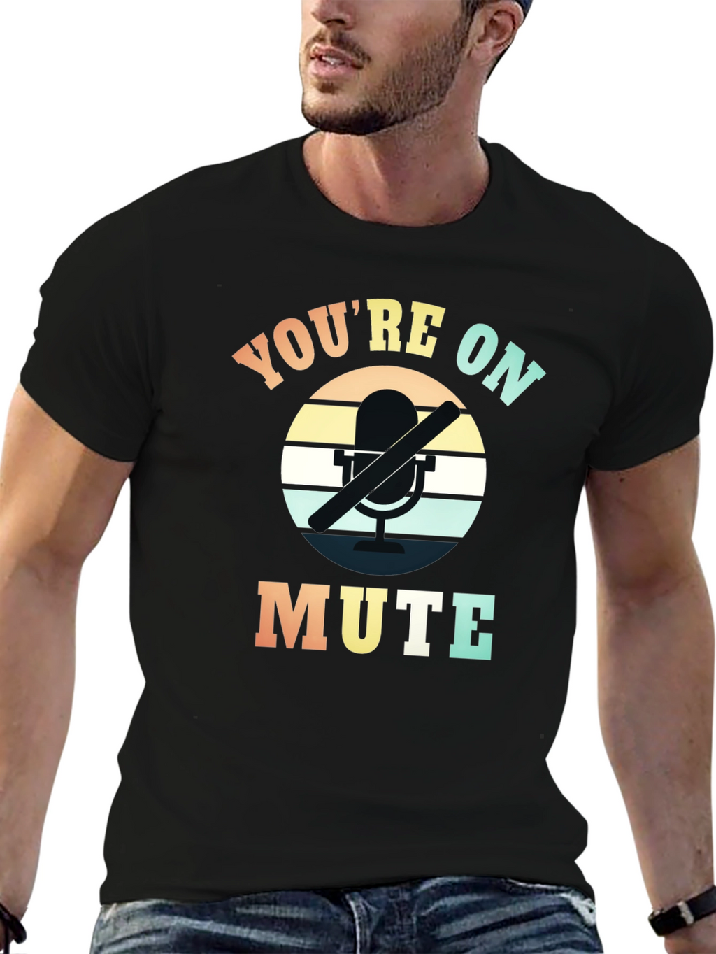 Youre on Mute Graphic T-Shirt - Retro Style