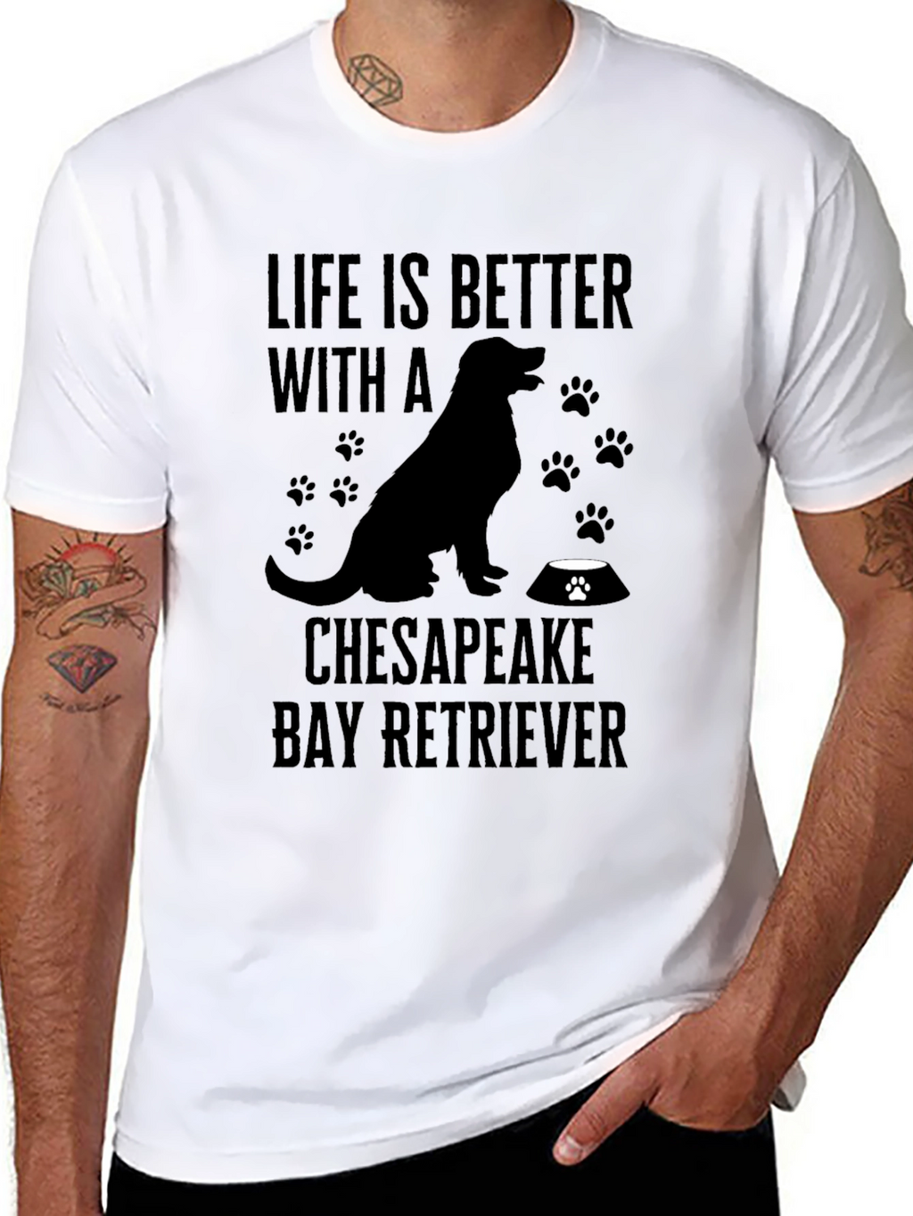 Life is Better With a Chesapeake Bay Retriever T-Shirt