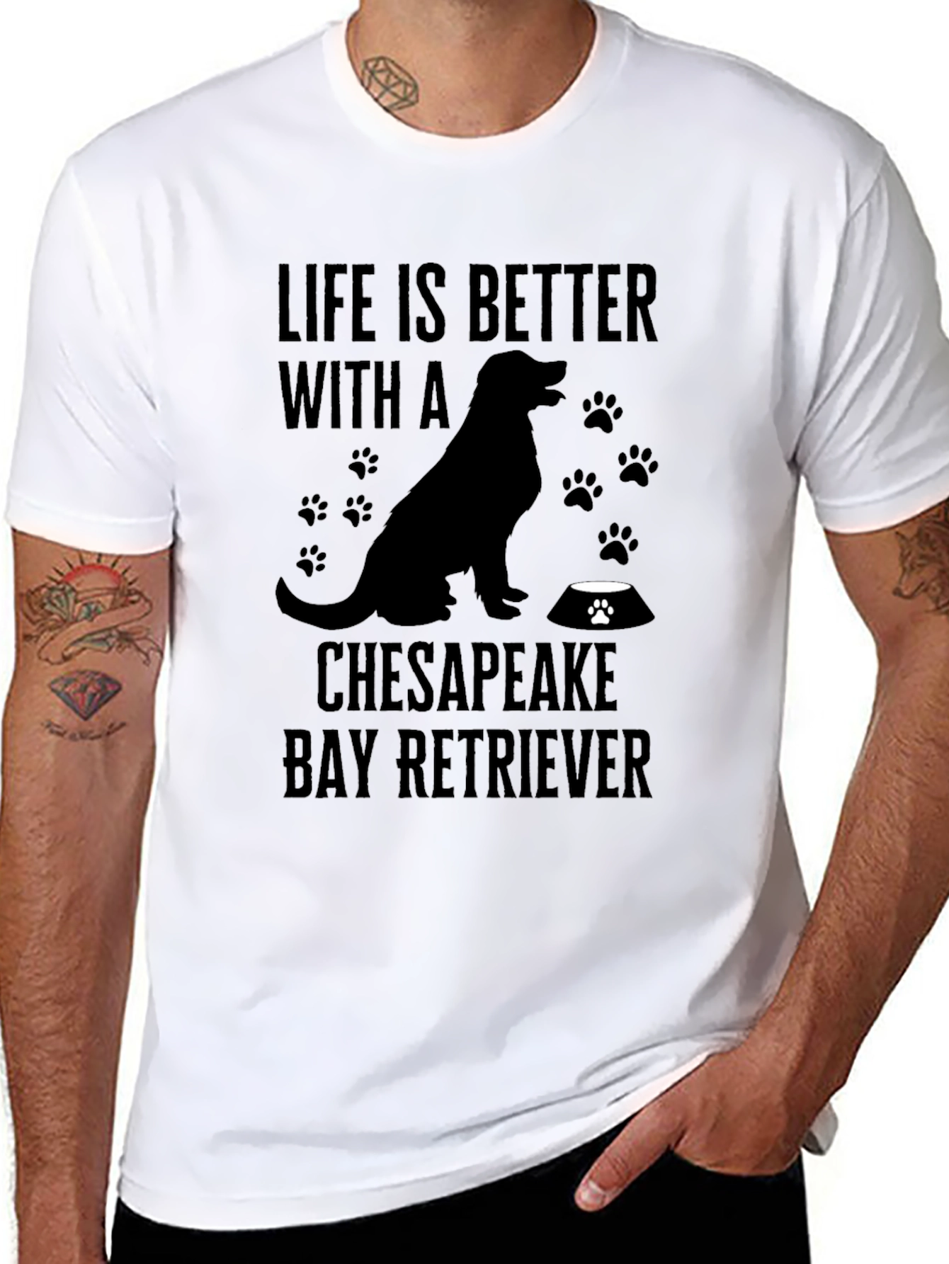 Life is Better With a Chesapeake Bay Retriever T-Shirt