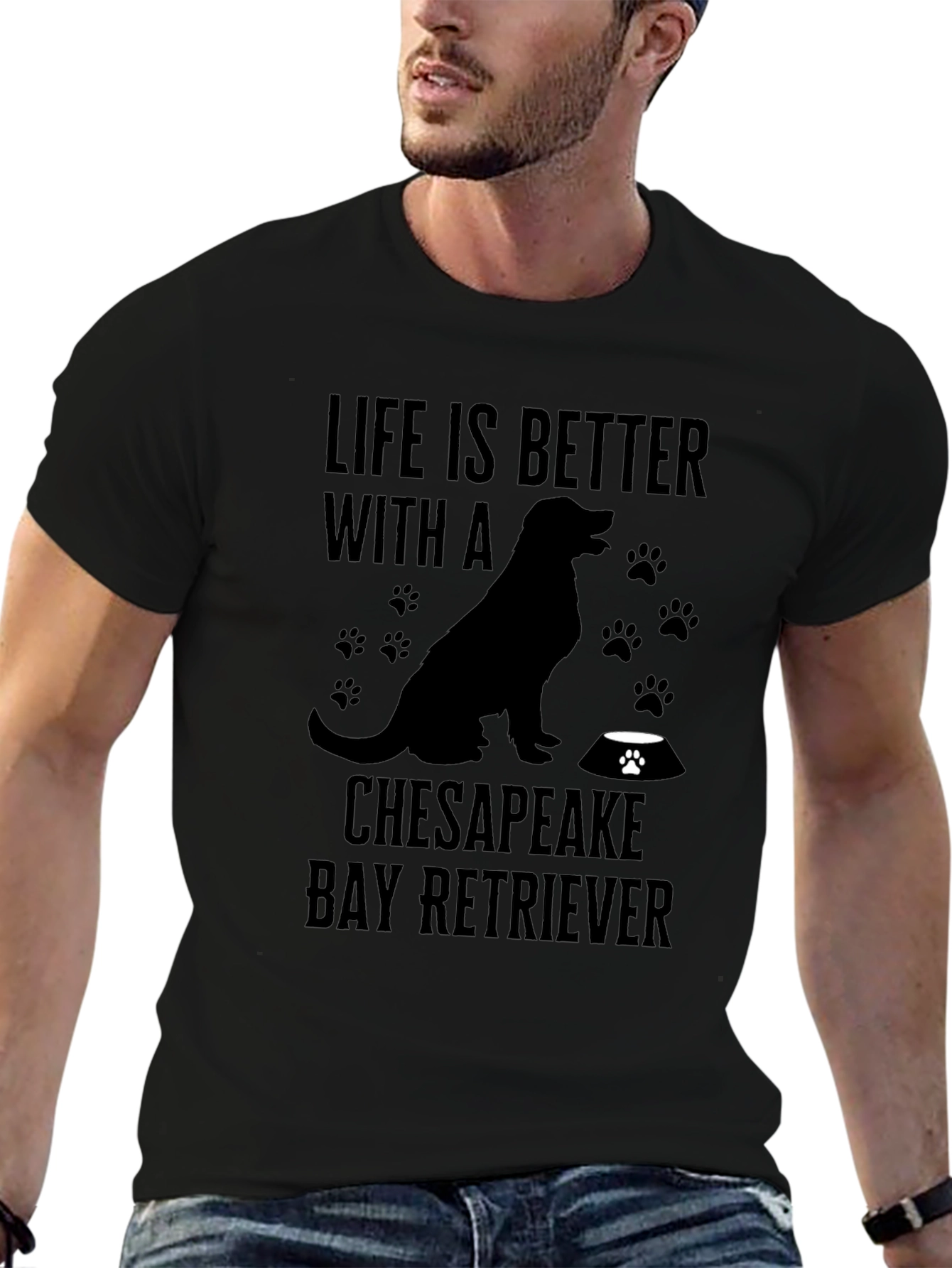 Life is Better With a Chesapeake Bay Retriever T-Shirt