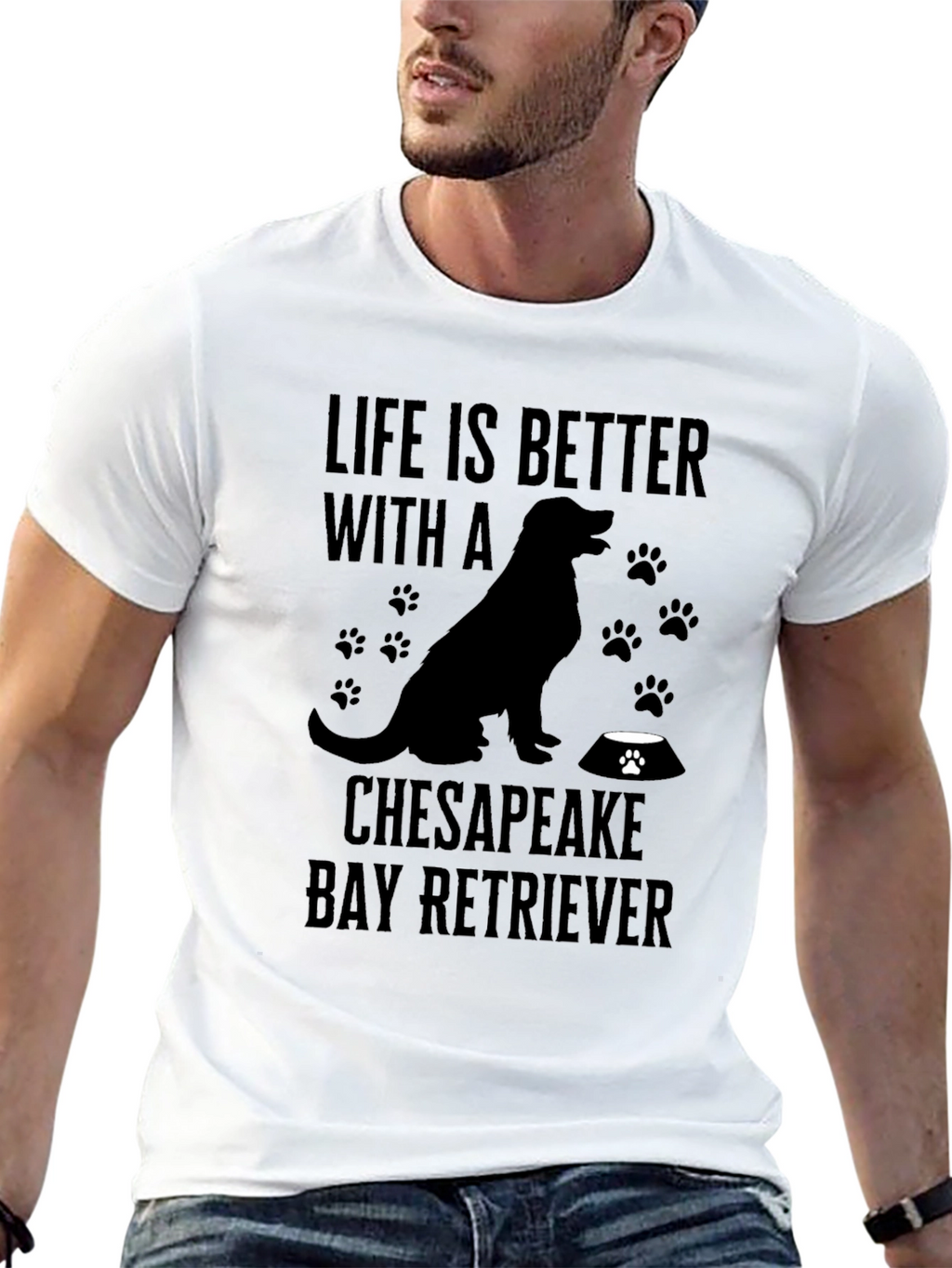 Life is Better With a Chesapeake Bay Retriever T-Shirt
