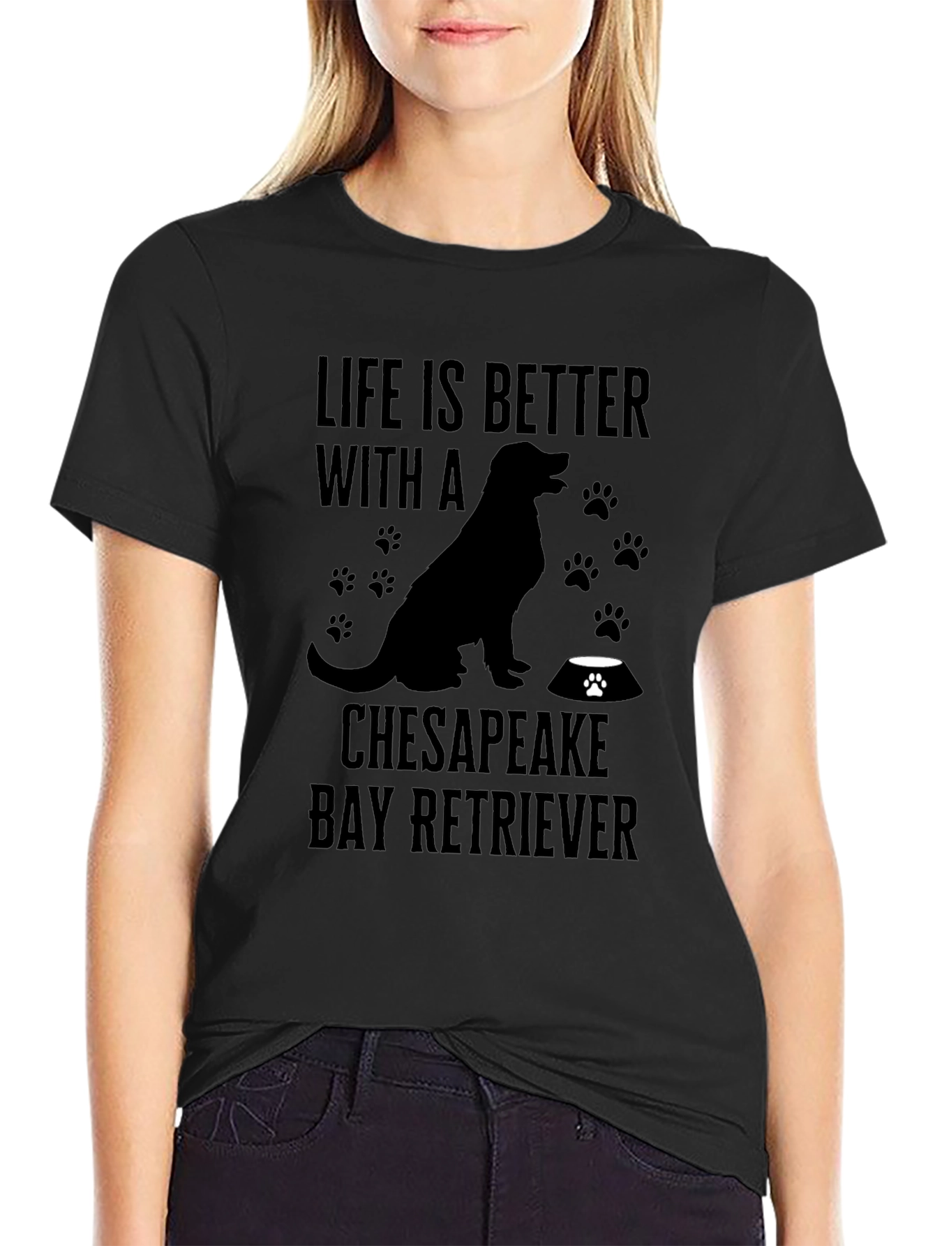 Life is Better With a Chesapeake Bay Retriever T-Shirt