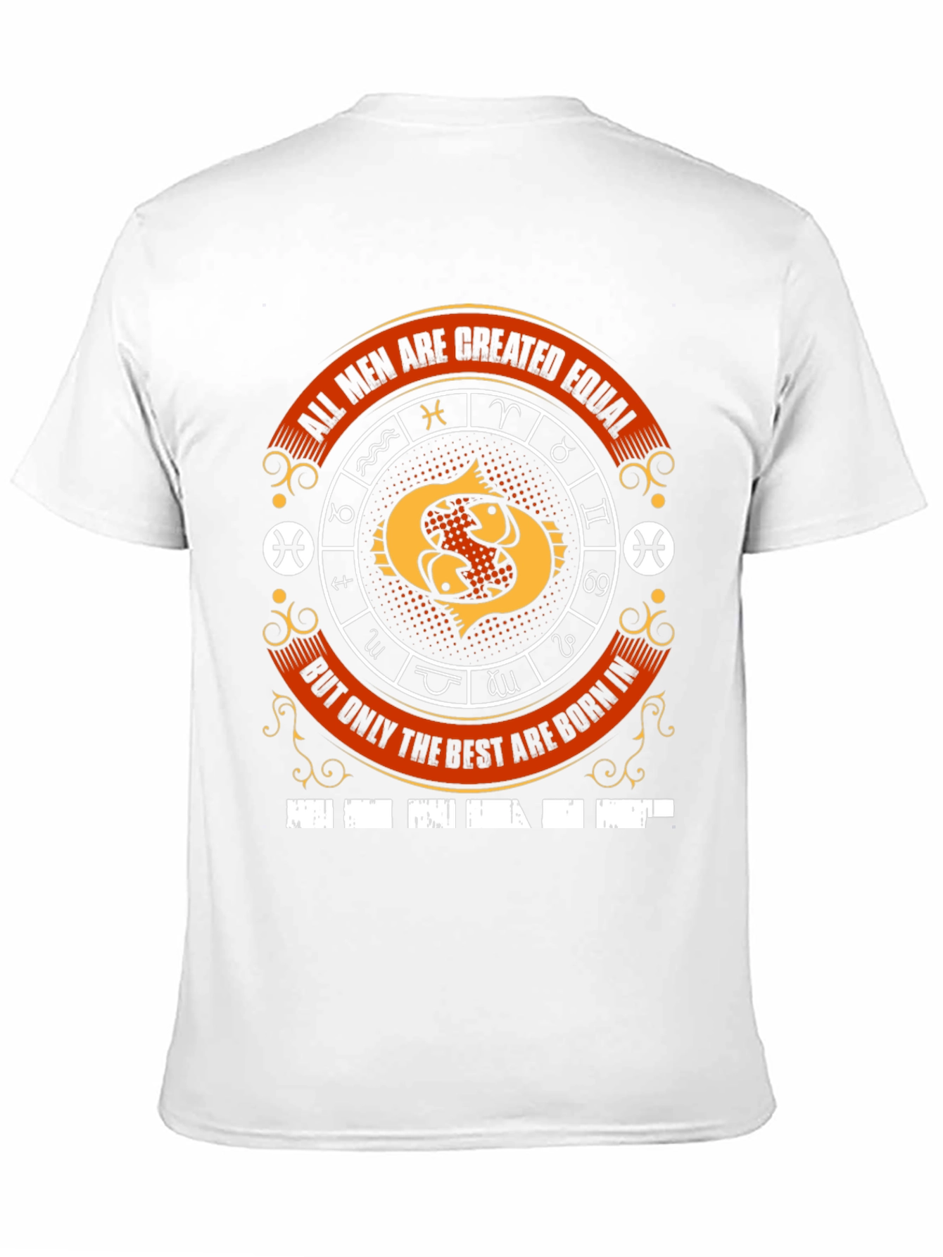 Pisces Zodiac Mens T-Shirt