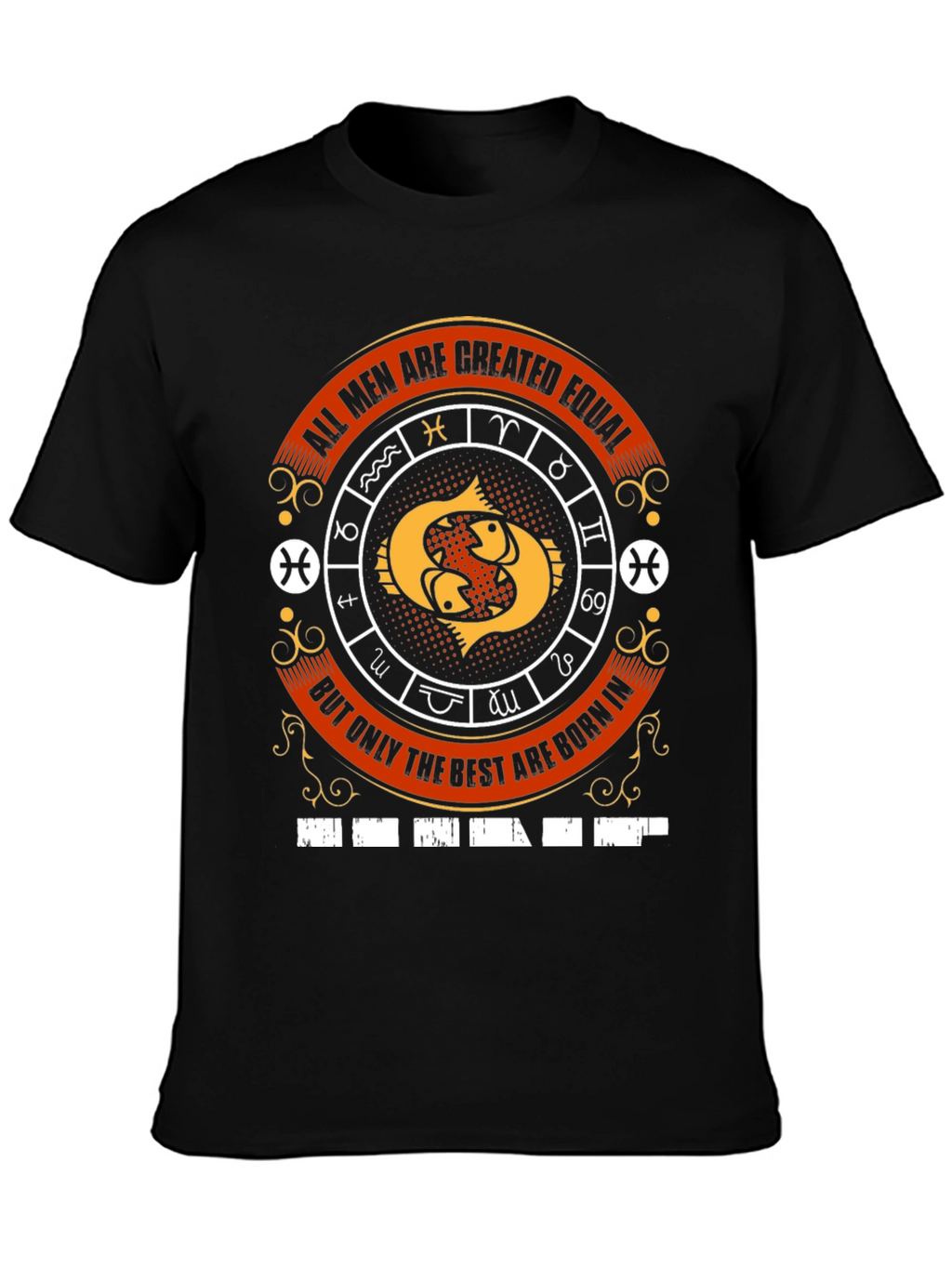 Pisces Zodiac Mens T-Shirt