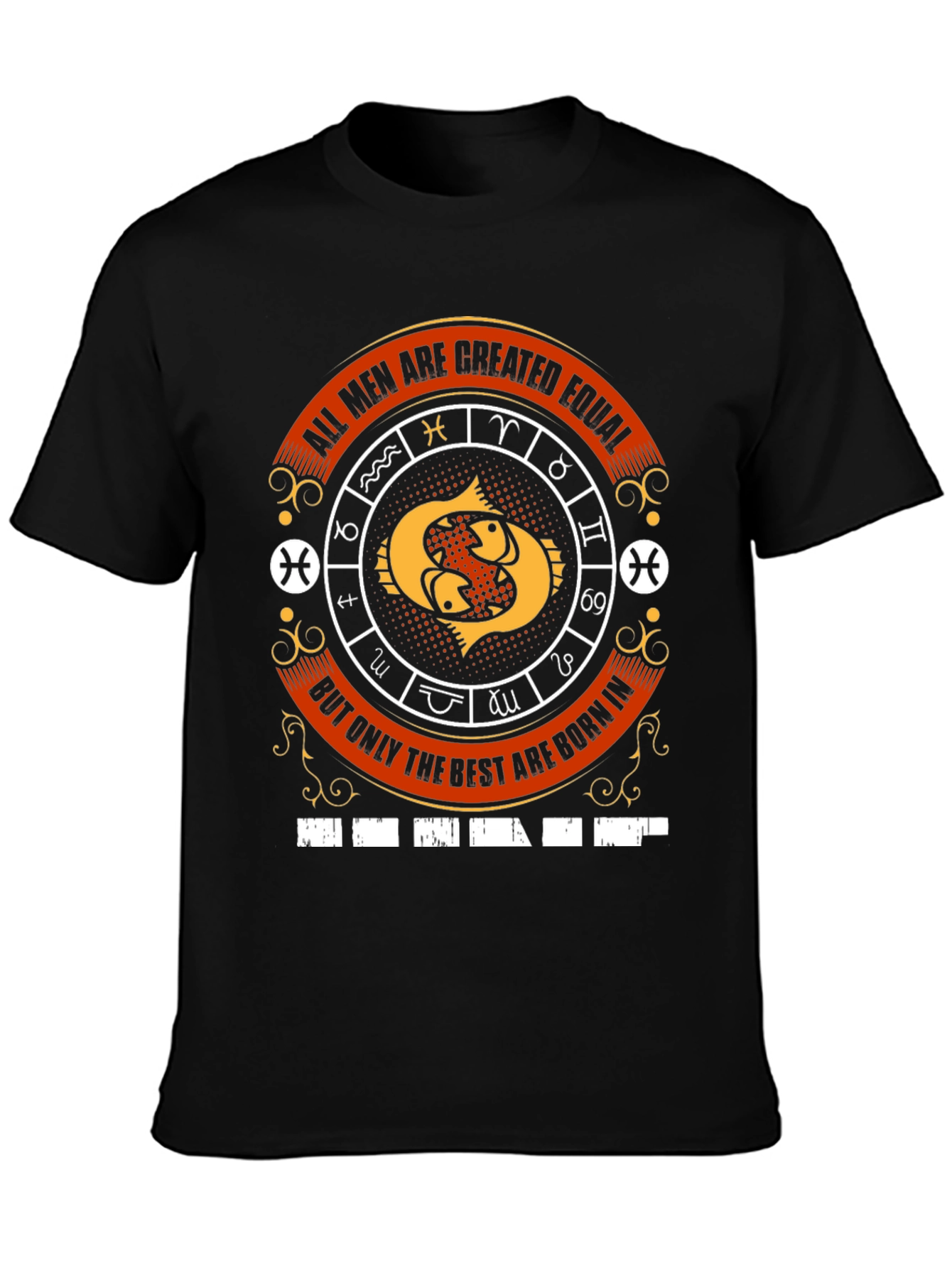 Pisces Zodiac Mens T-Shirt
