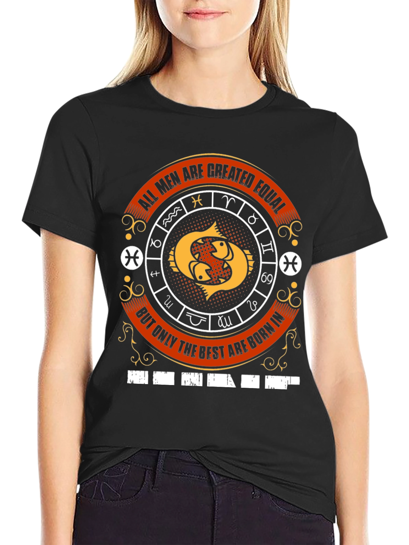 Pisces Zodiac Mens T-Shirt
