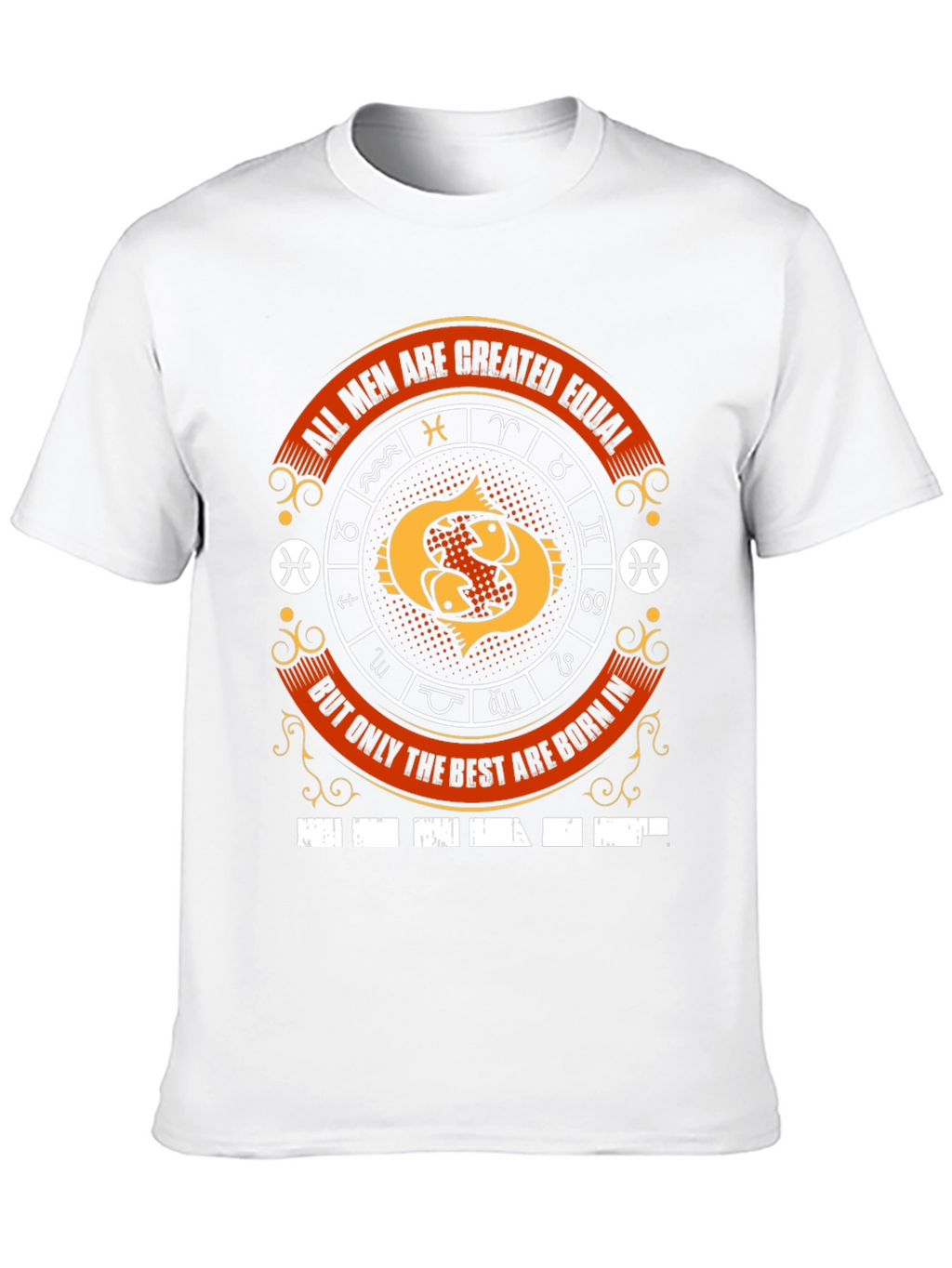 Pisces Zodiac Mens T-Shirt