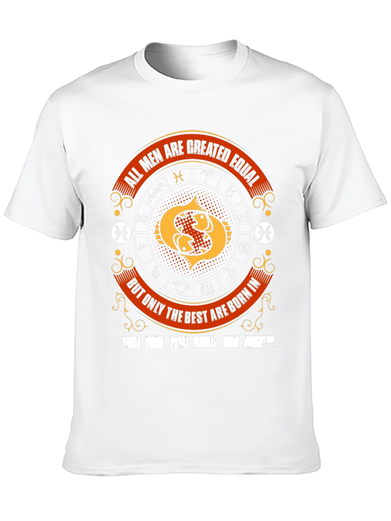 Pisces Zodiac Mens T-Shirt