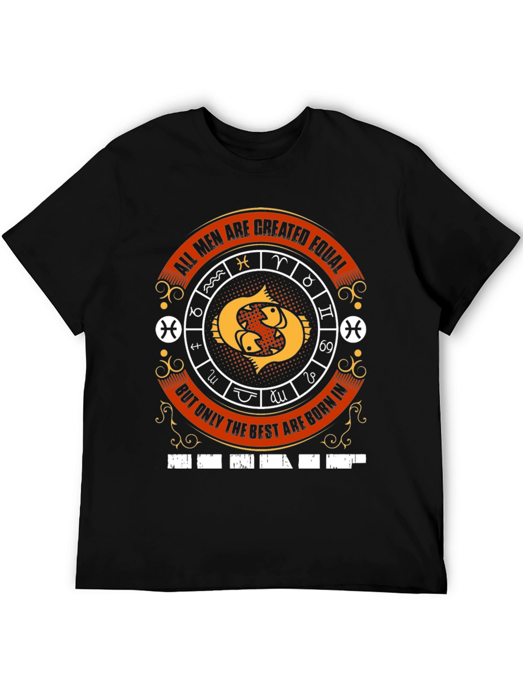 Pisces Zodiac Mens T-Shirt