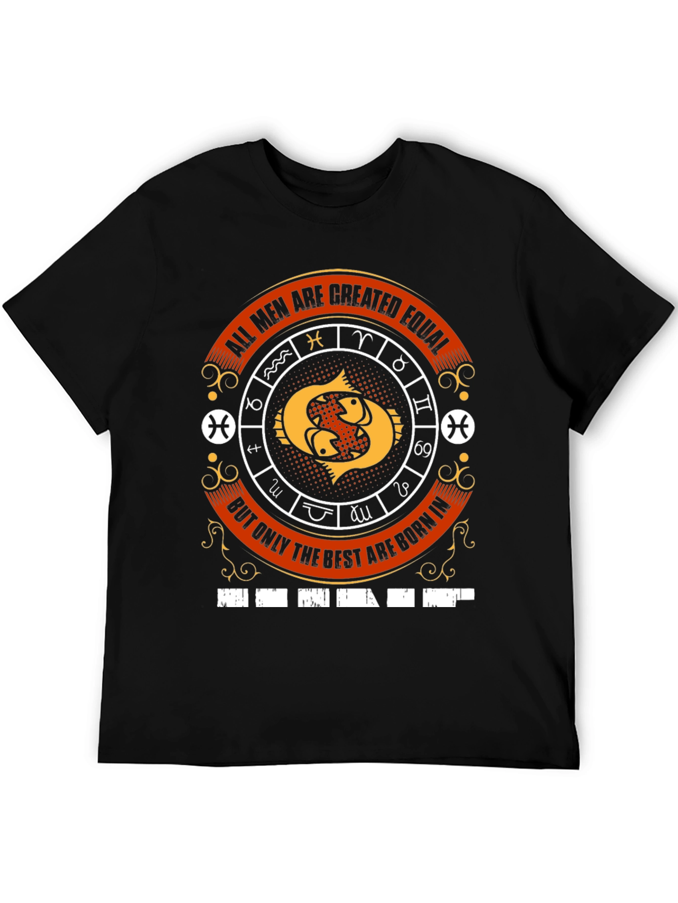 Pisces Zodiac Mens T-Shirt