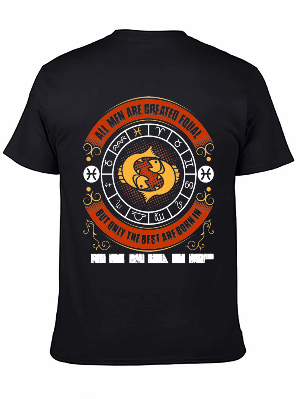 Pisces Zodiac Mens T-Shirt