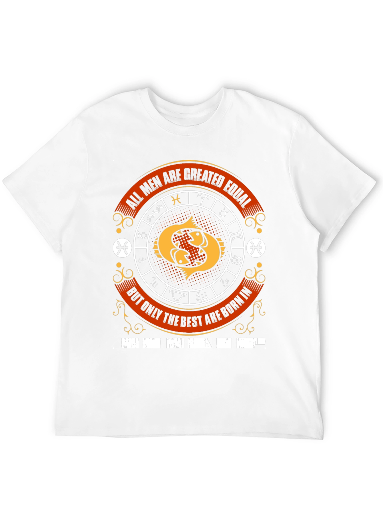 Pisces Zodiac Mens T-Shirt