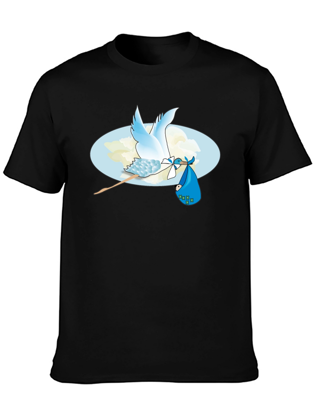 Stork Baby Delivery Graphic Tee
