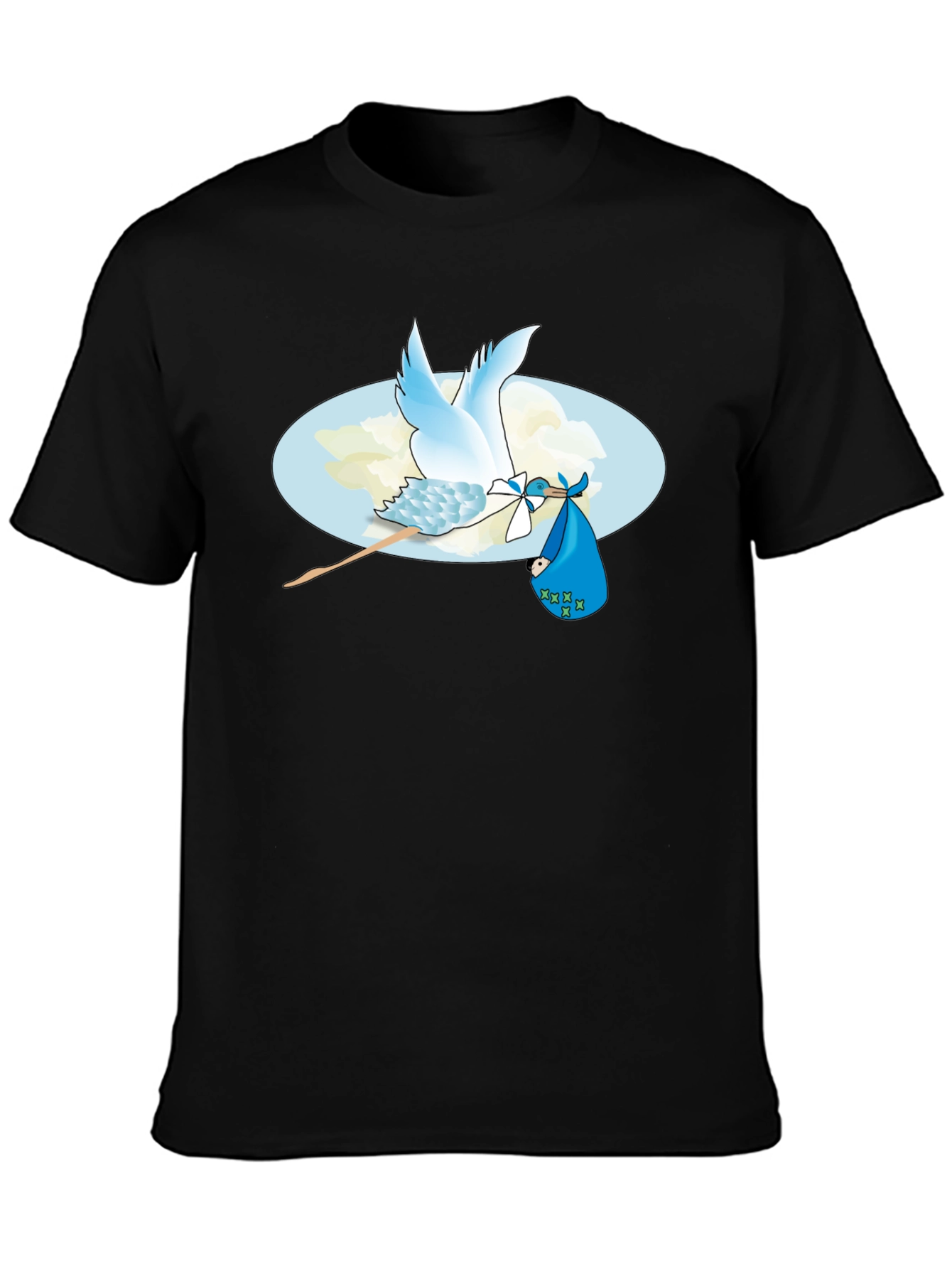 Stork Baby Delivery Graphic Tee