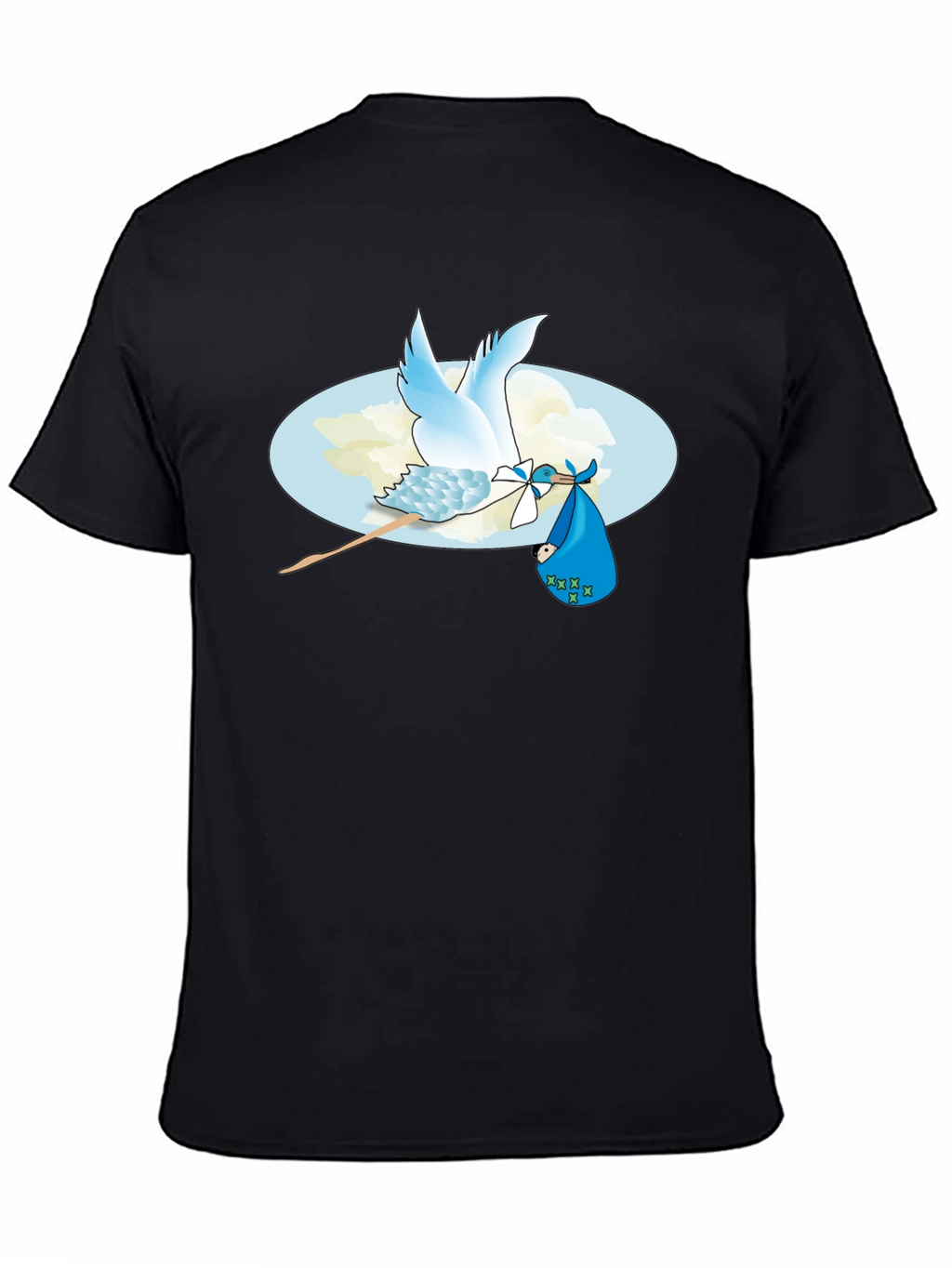 Stork Baby Delivery Graphic Tee