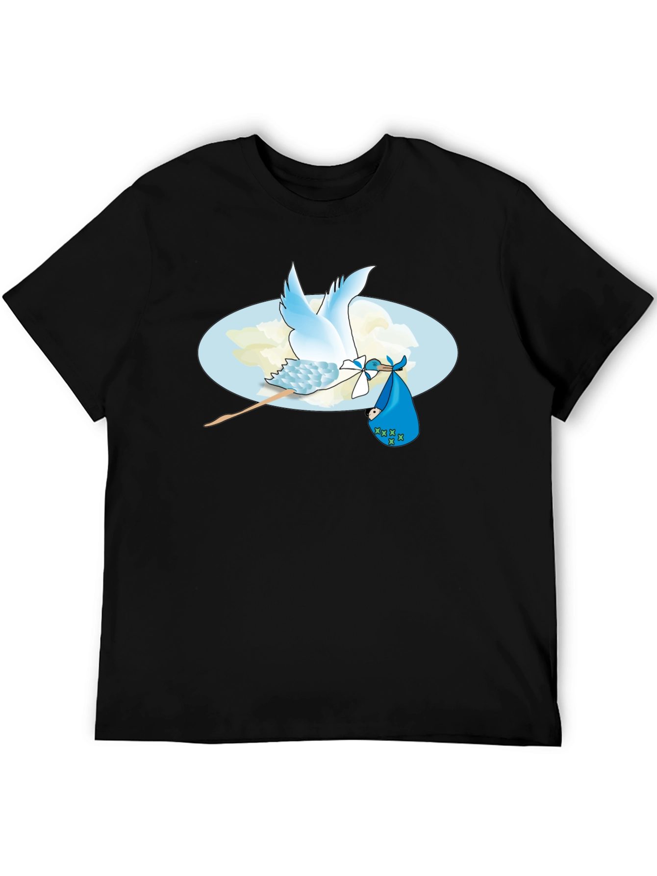 Stork Baby Delivery Graphic Tee