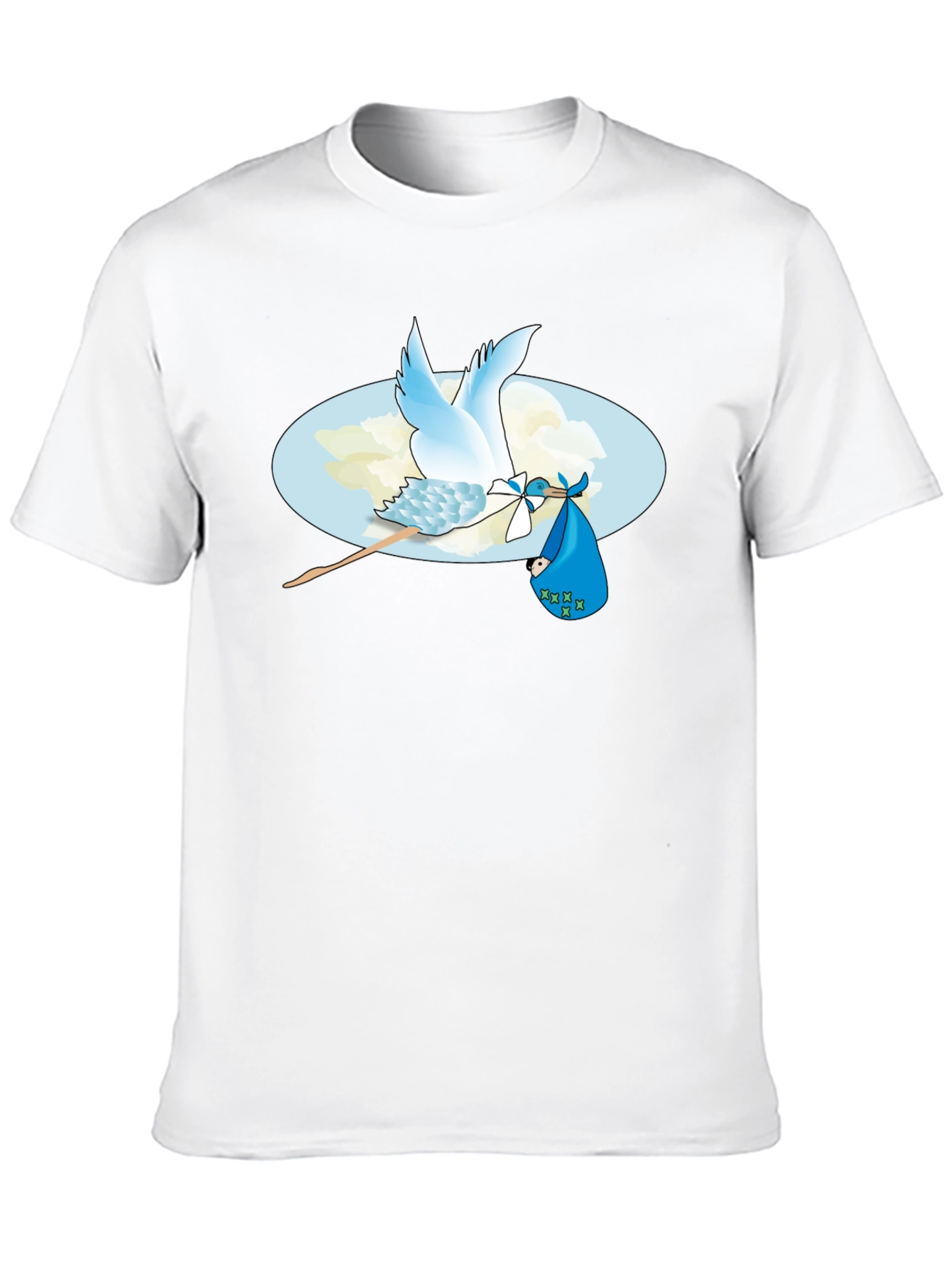Stork Baby Delivery Graphic Tee