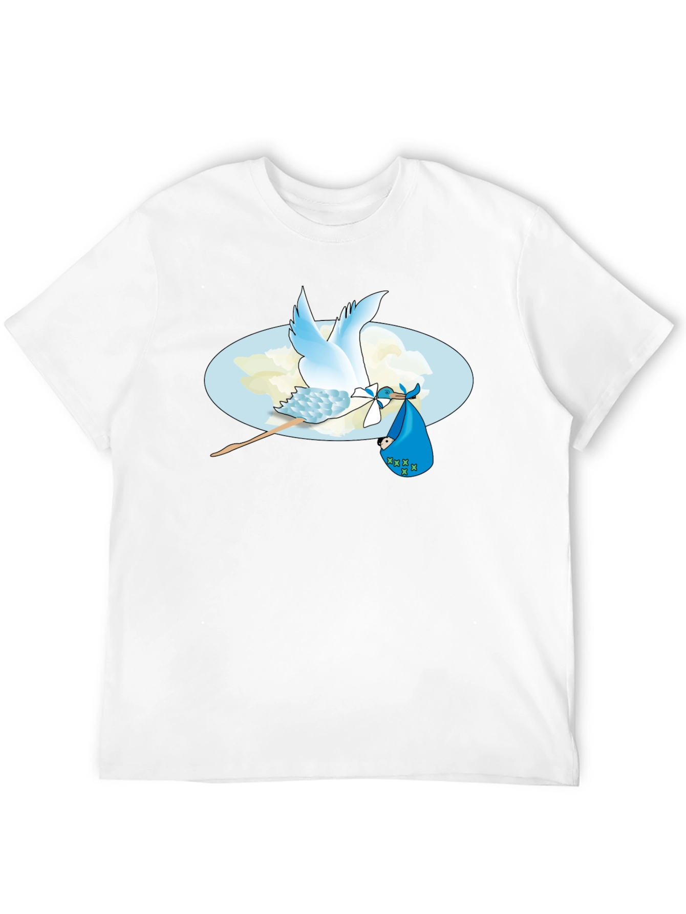 Stork Baby Delivery Graphic Tee