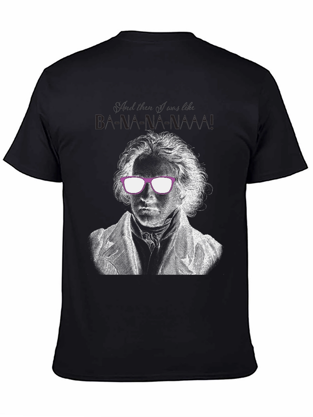 Beethoven Banana Funny Graphic T-Shirt