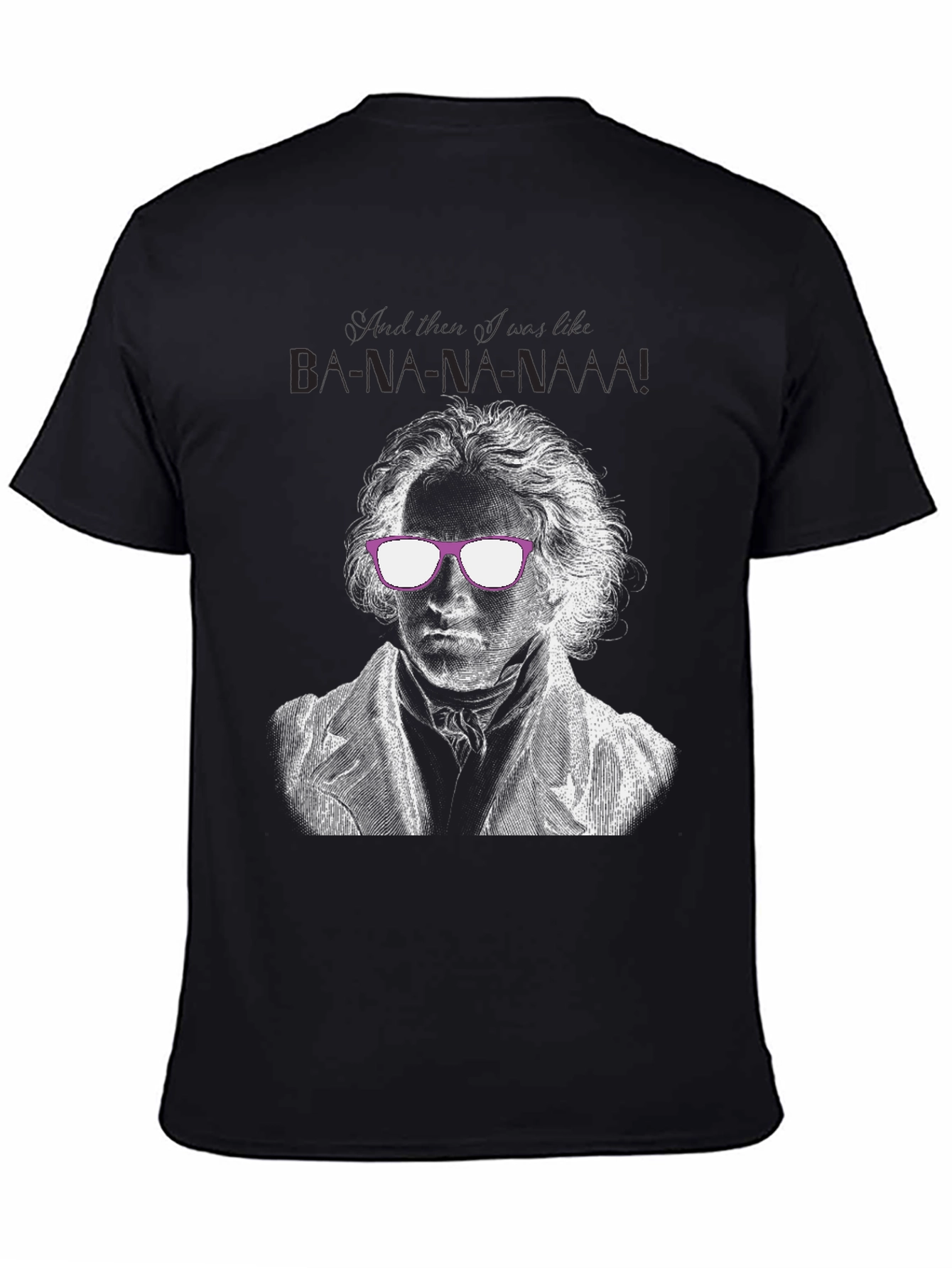 Beethoven Banana Funny Graphic T-Shirt