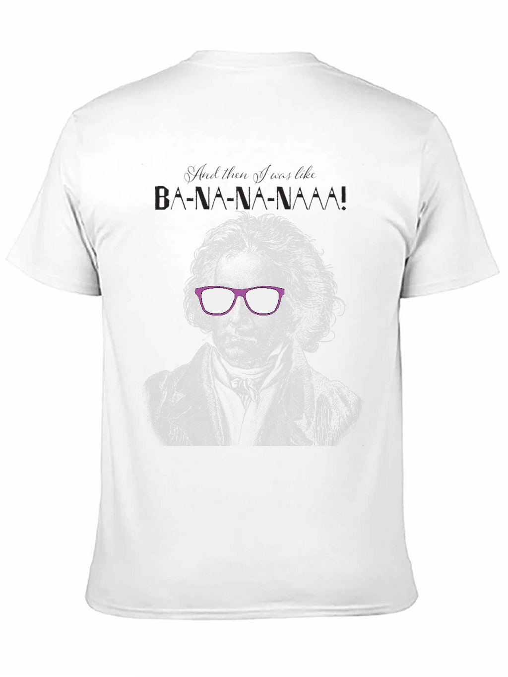Beethoven Banana Funny Graphic T-Shirt